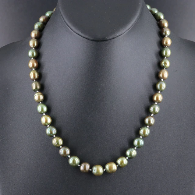 Pearl Necklace with 14K Clasp