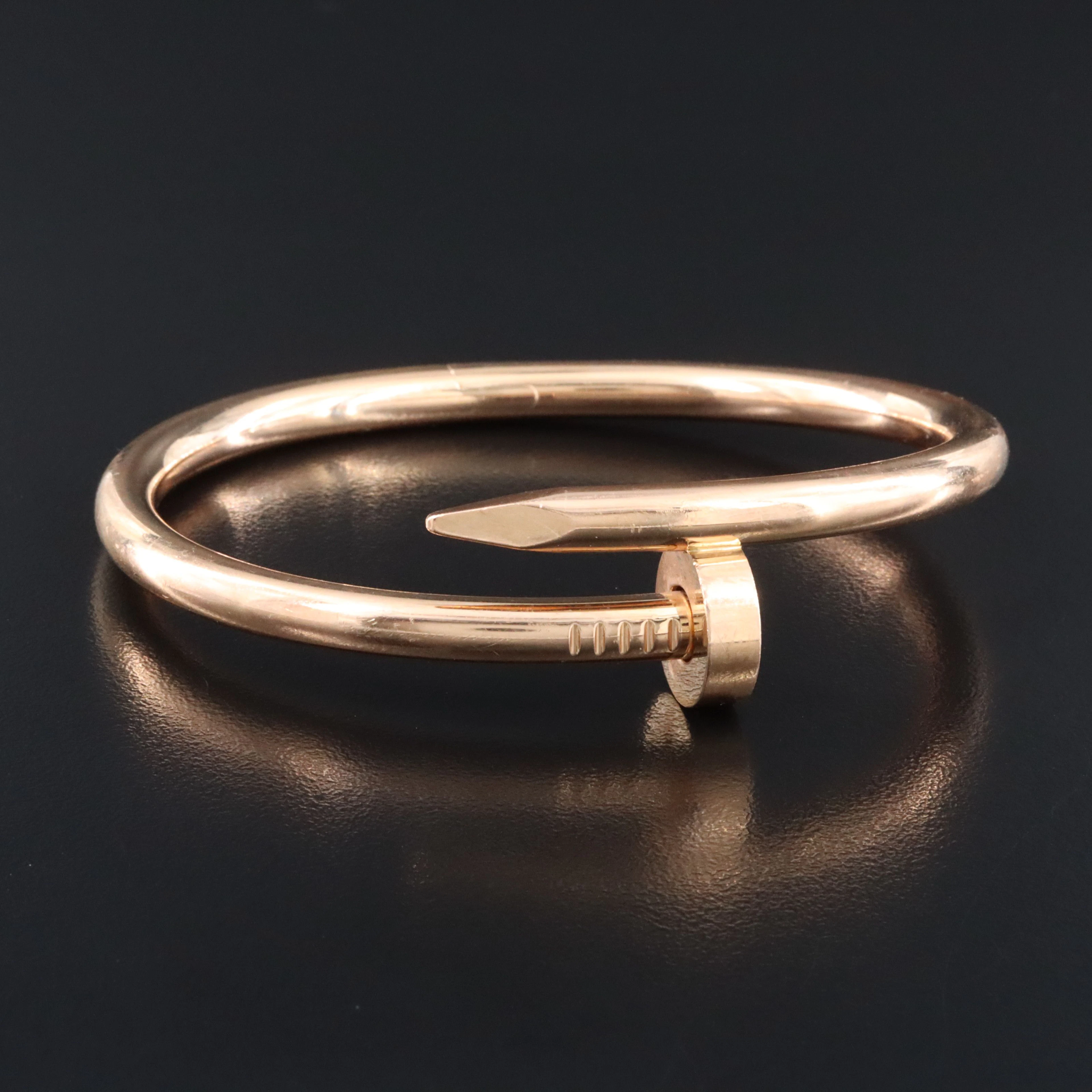 Cartier Juste un Clou 18K Rose Gold Bracelet