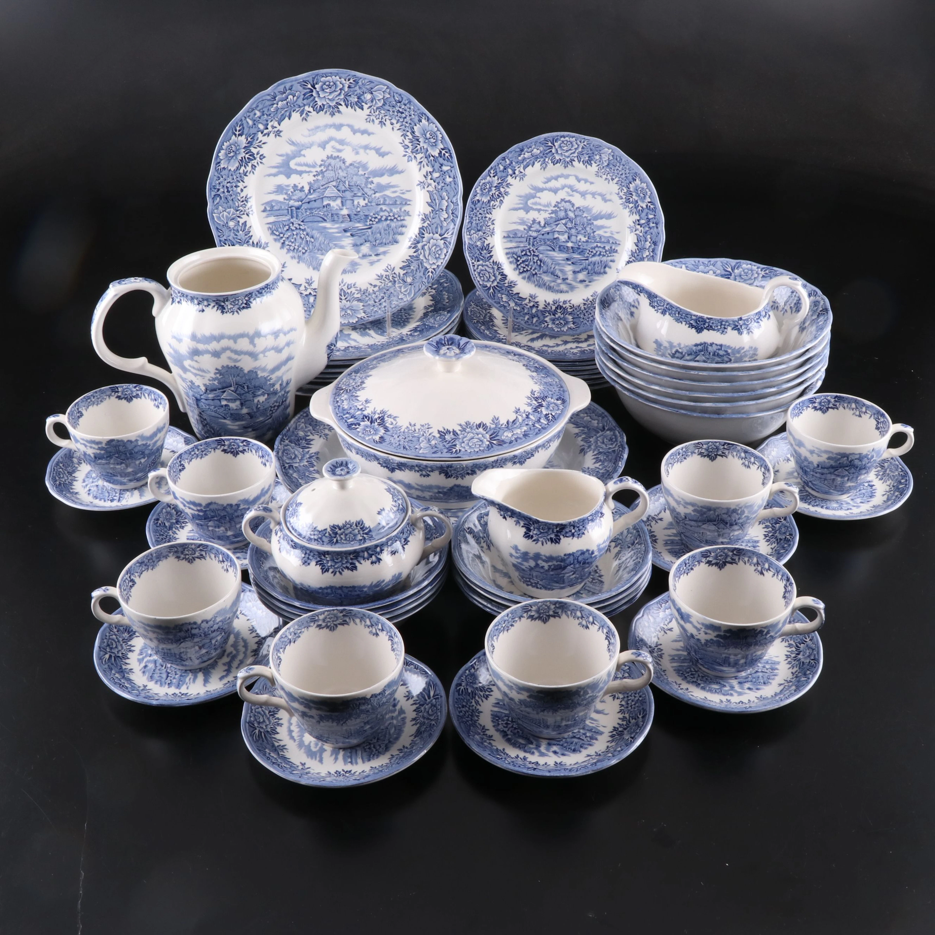 Salem China Co. "English Village" Dinnerware