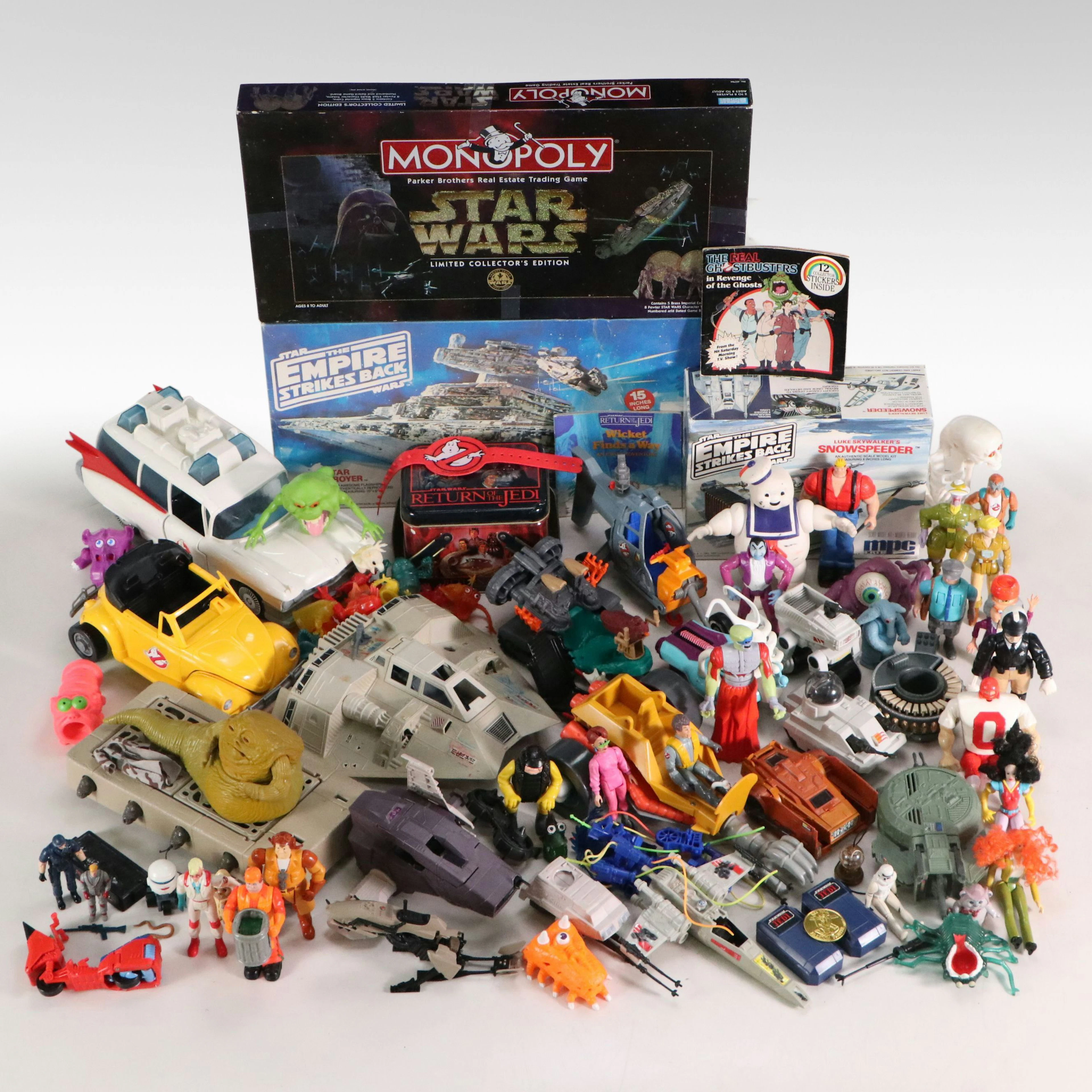 MPC Star Wars "Star Destroyer" and "Luke Skywalker's Snowspeeder" and More Toys