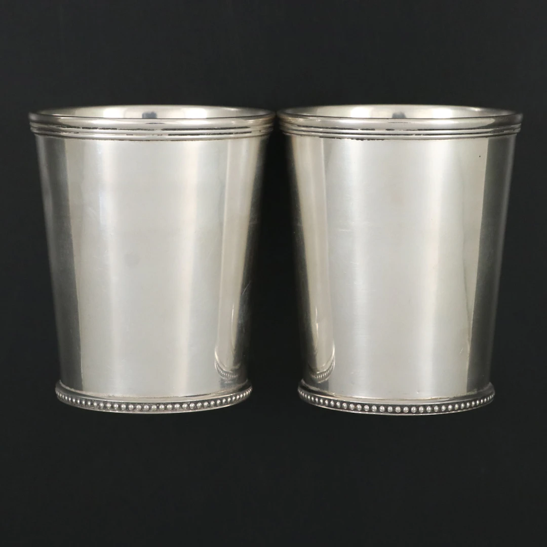 W. Kendrick Sterling Silver Julep Cups, 19th Century