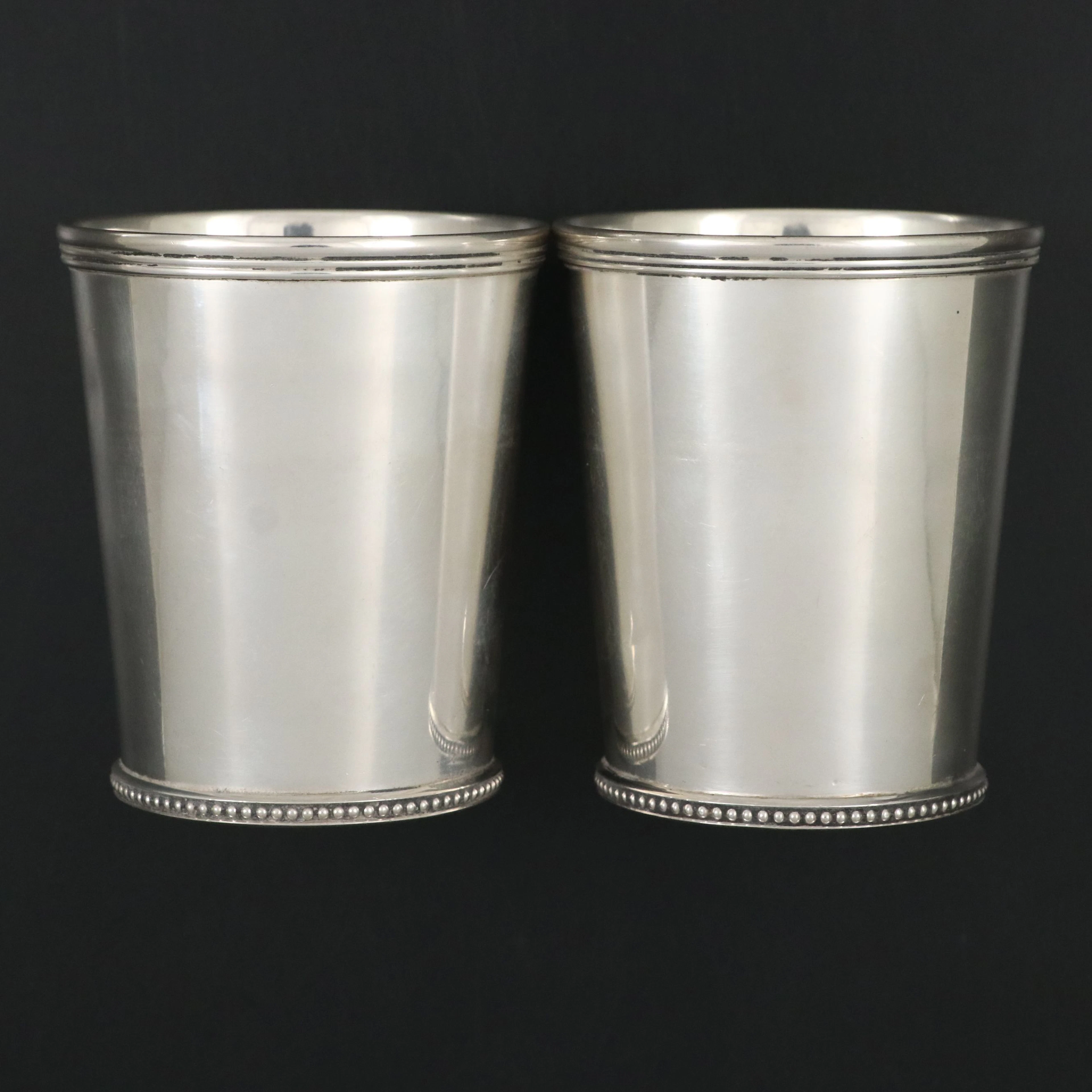 W. Kendrick Sterling Silver Julep Cups, 19th Century