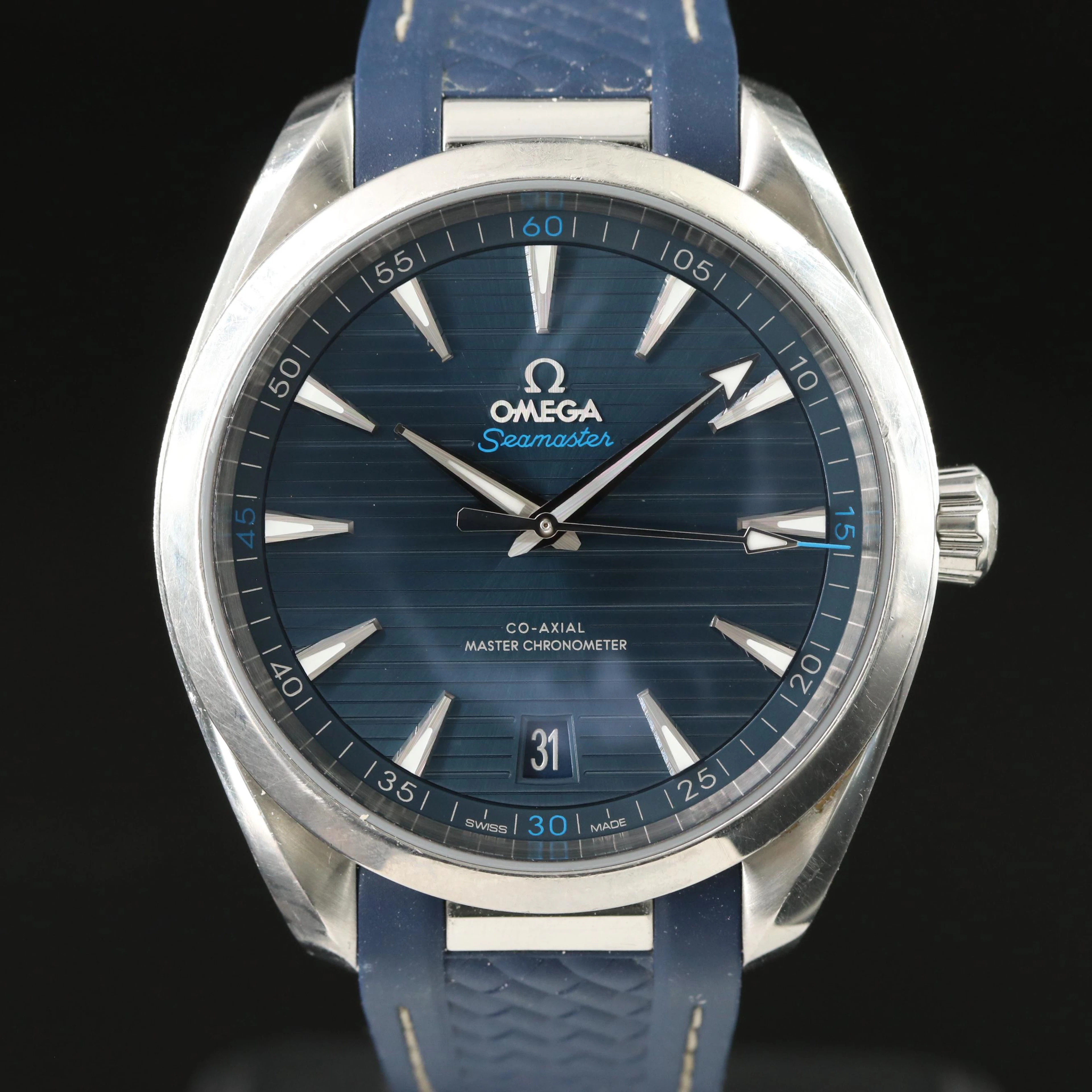 Omega Seamaster Aqua Terra Blue 41mm Steel Automatic Watch 220.12.41.21.03.001