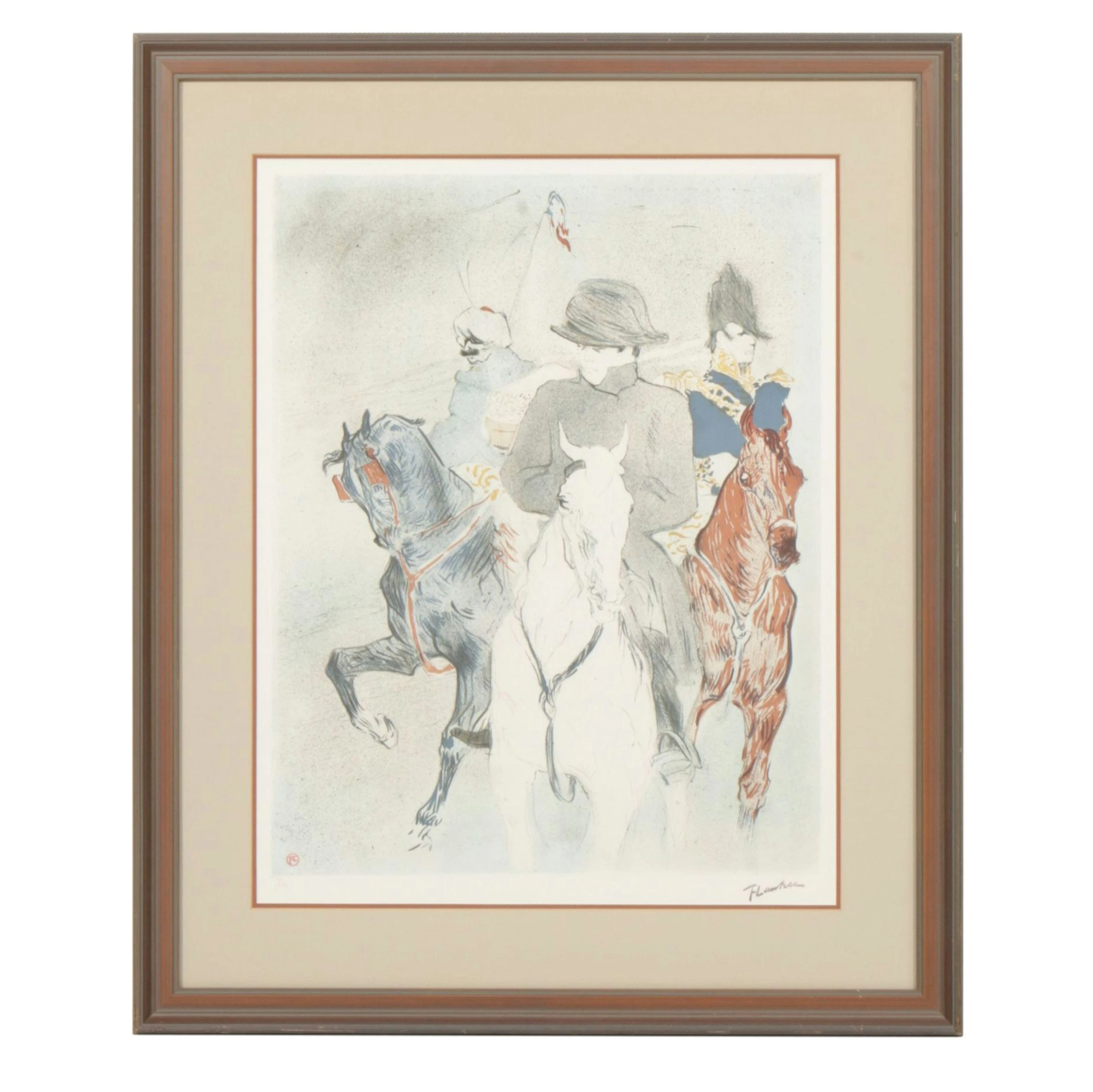 Serigraph After Henri de Toulouse-Lautrec "Napoleon," Late 20th Century