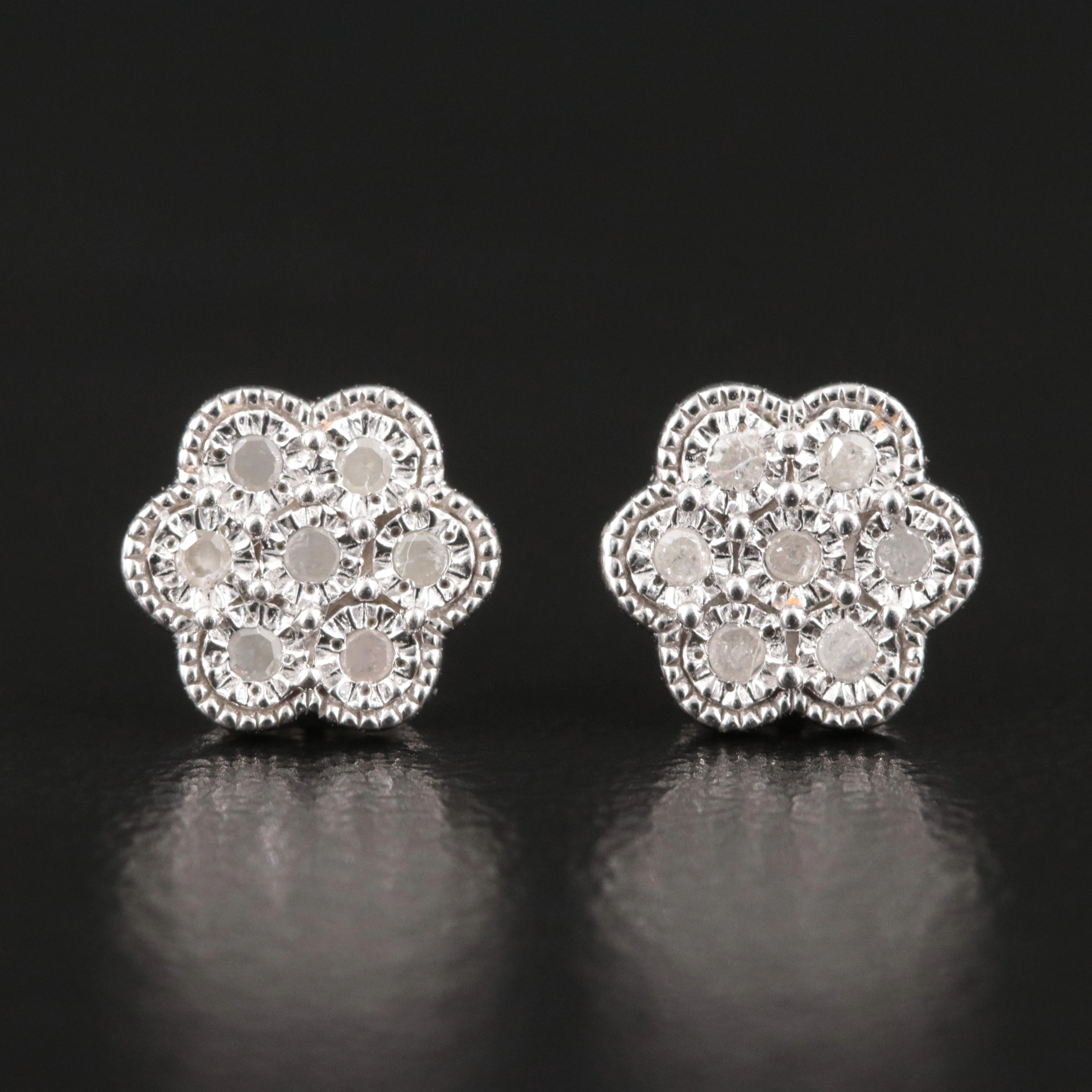 EFFY Sterling Diamond Earrings