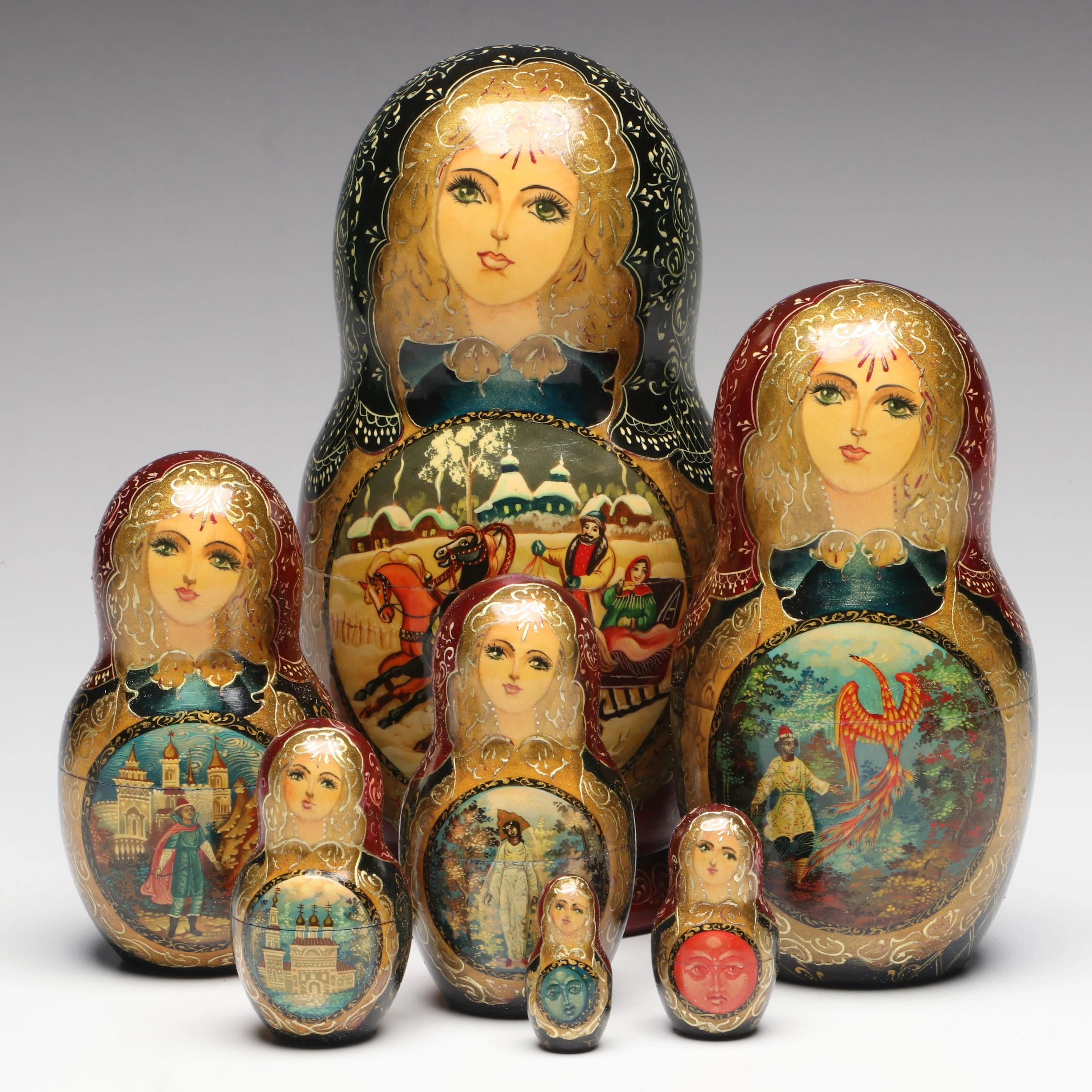Russian Fairy Tale Matryoshka Dolls