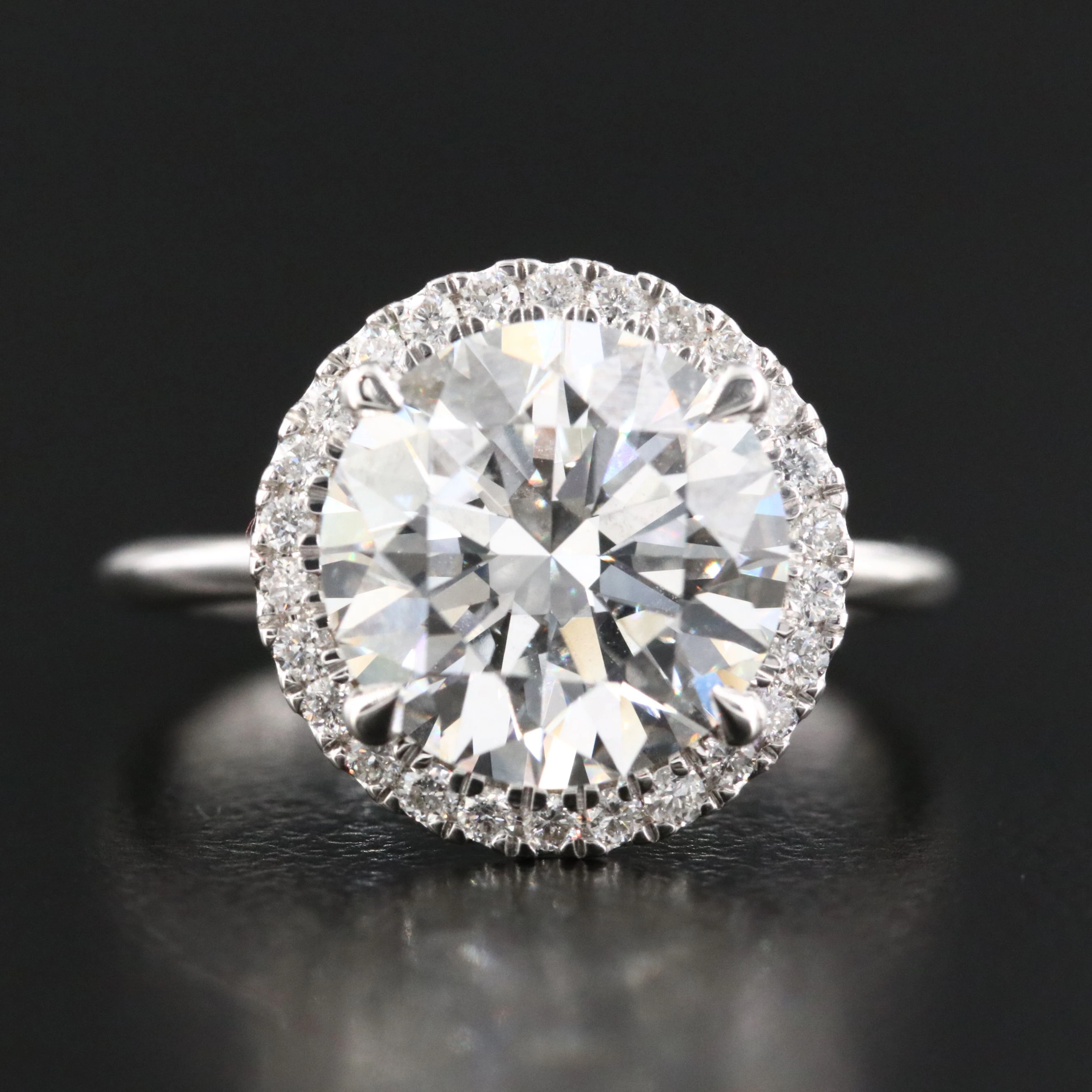 14K 4.26 CTW Lab Grown Diamond Ring with IGI Report
