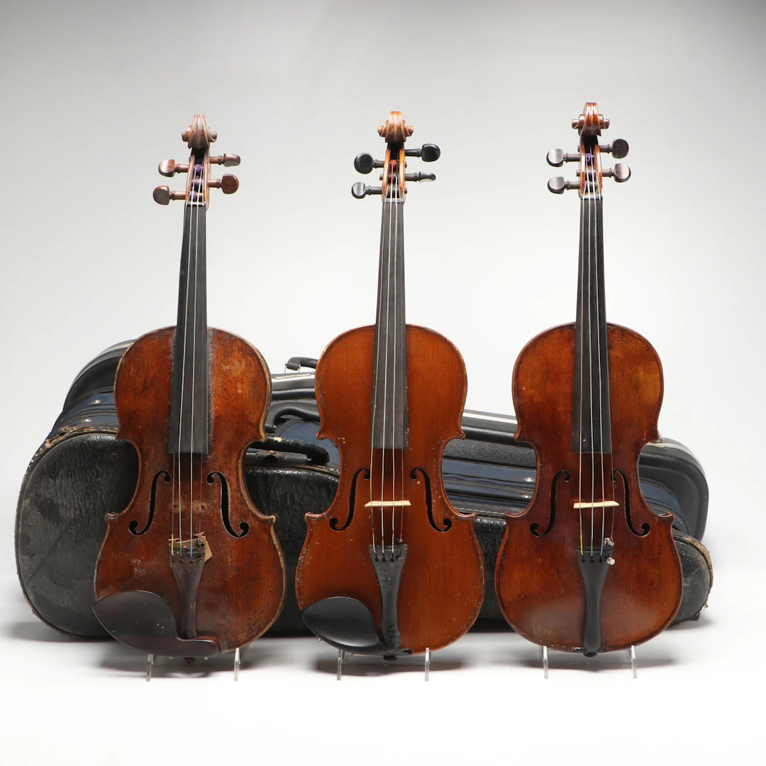 Giuseppe Rossi Copy with Other Full Size Violins and Cases