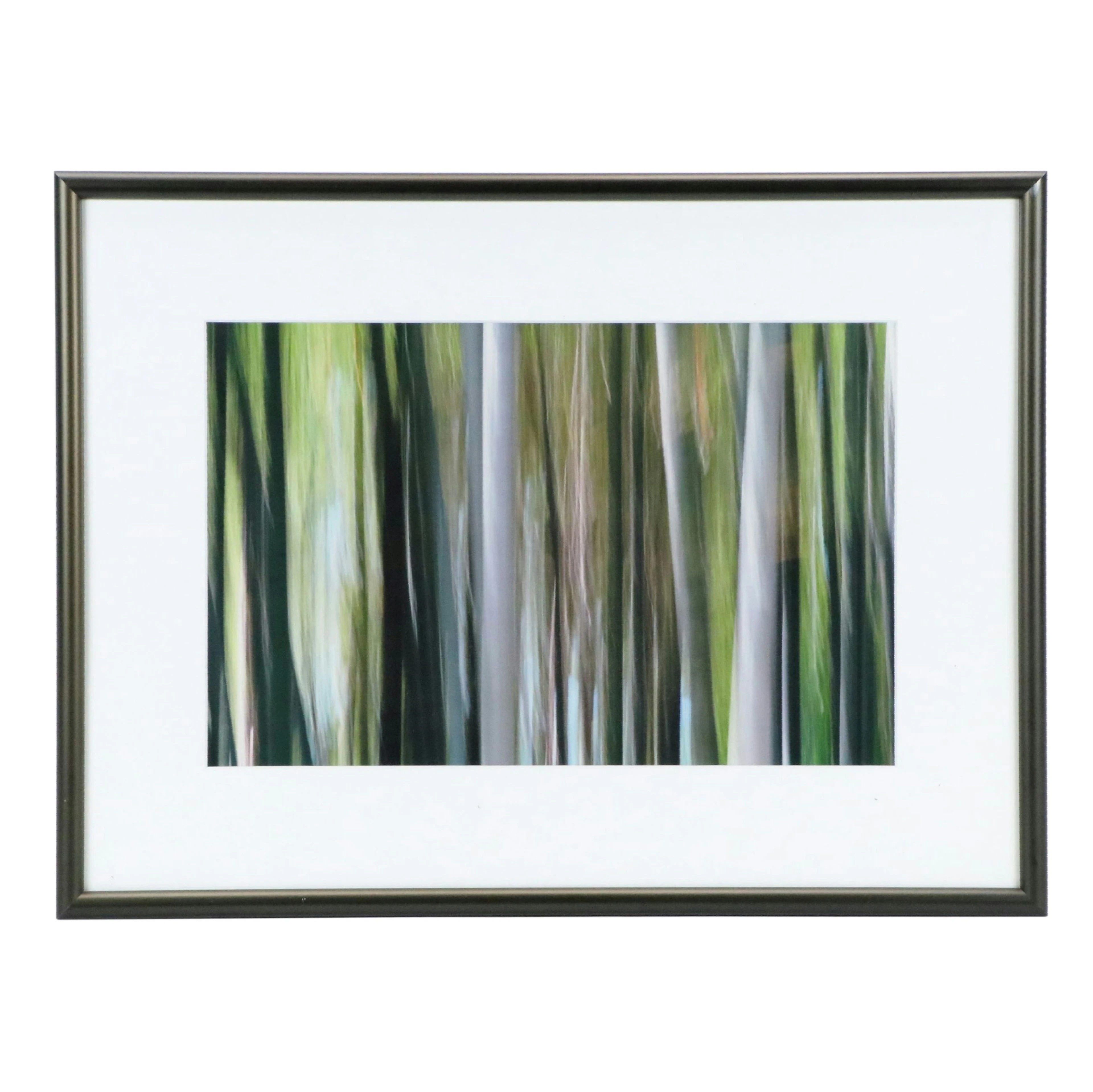 Bernadette Clemens-Walatka Abstract Digital Print "Bamboo Forest," 21st Century