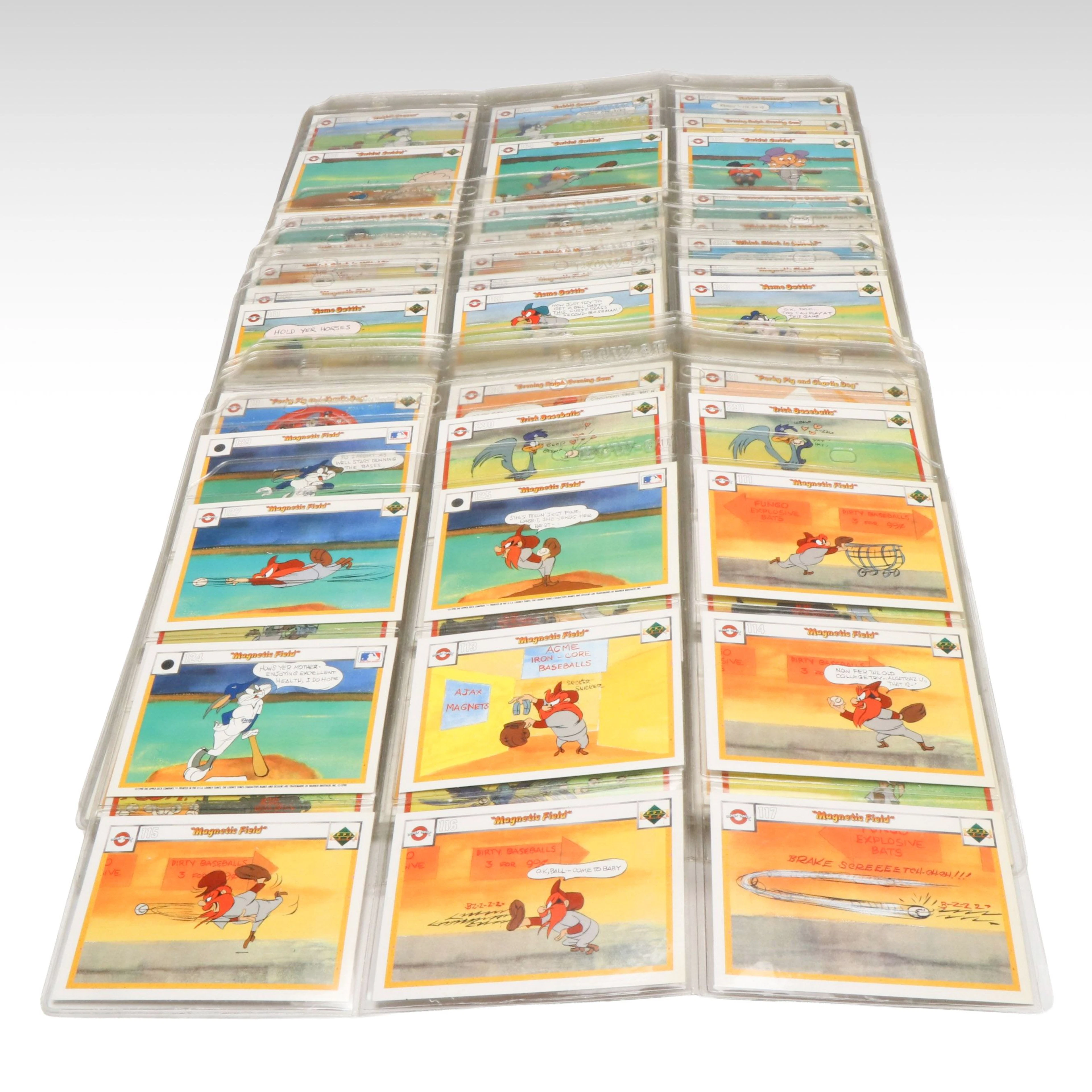 NBA Hoops Basketball and Looney Tunes Trading Cards, Late 20th Century