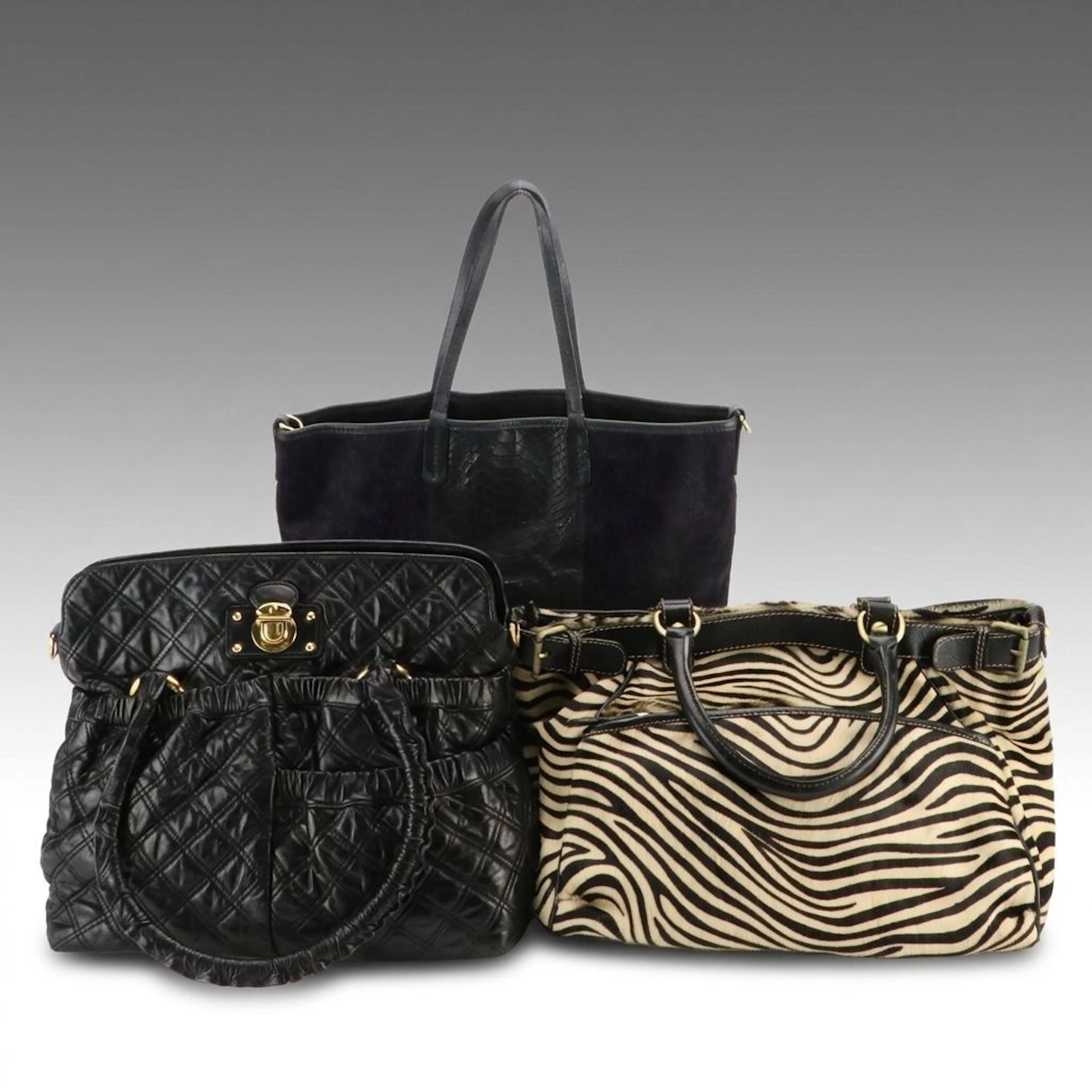 Marc Jacobs Leather Julianne, Gianni Chiarini Embossed/Calf Hair & Other Bag