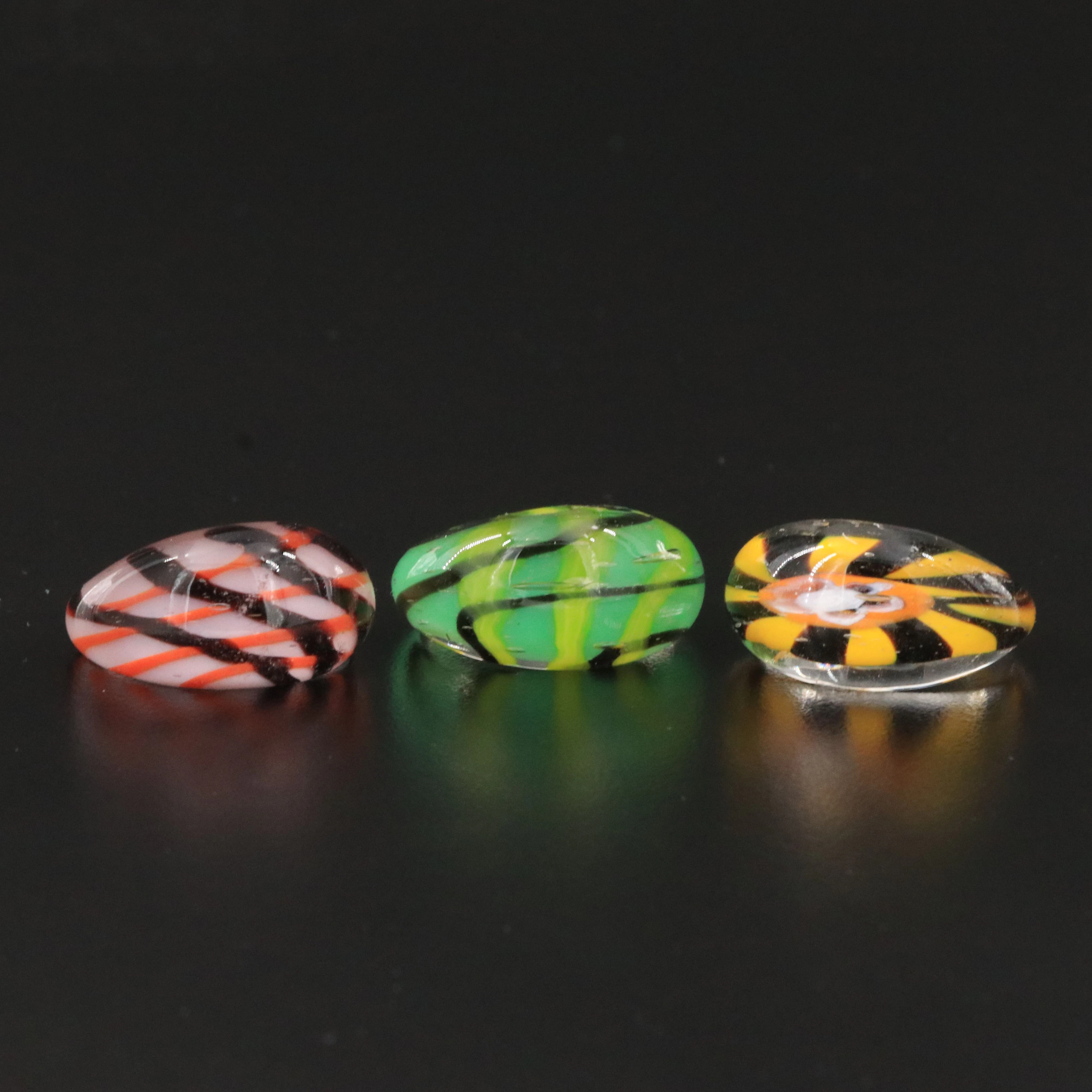 Art Glass Dome Rings