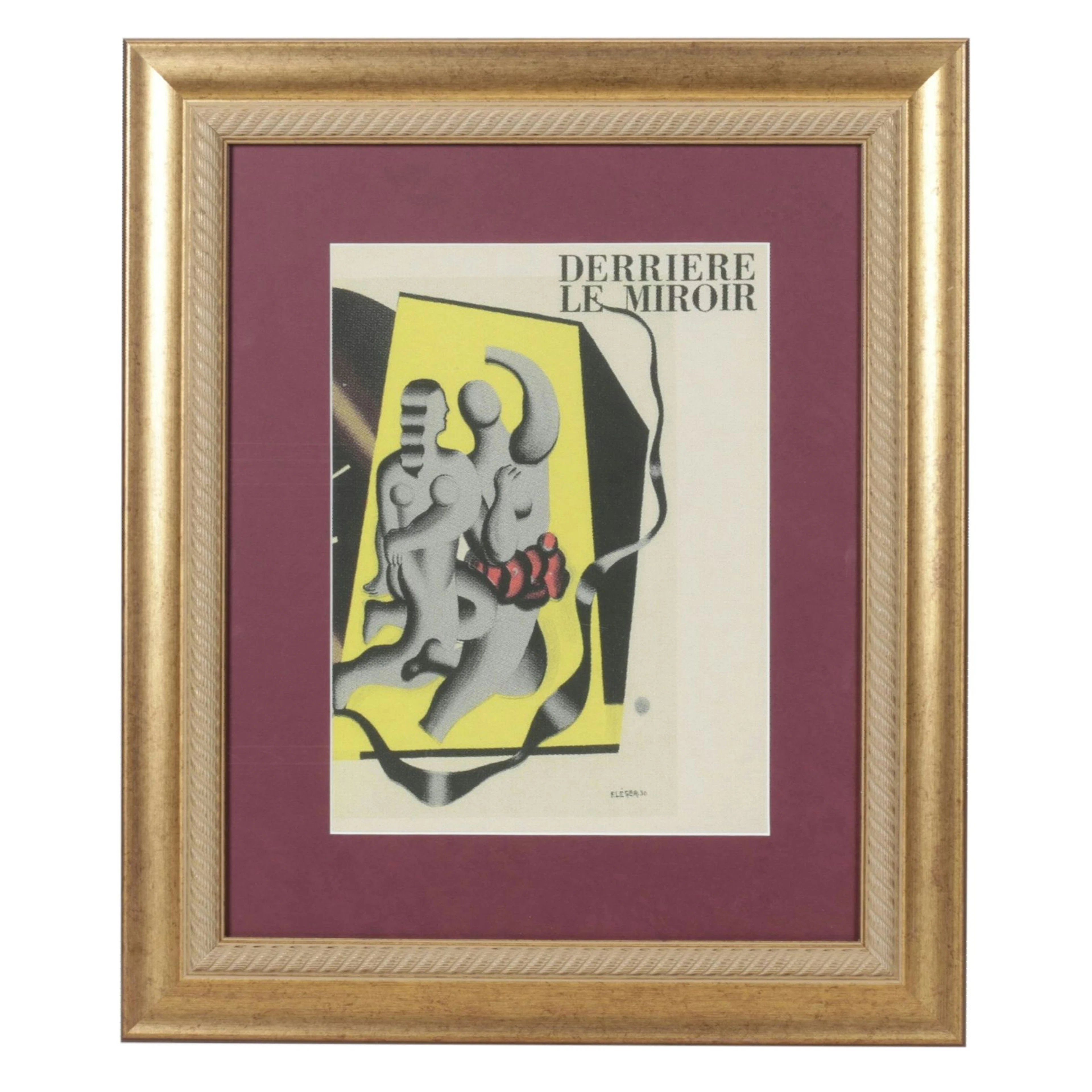 Giclée after Fernand Léger Cover for "Derrière le Miroir," 1955