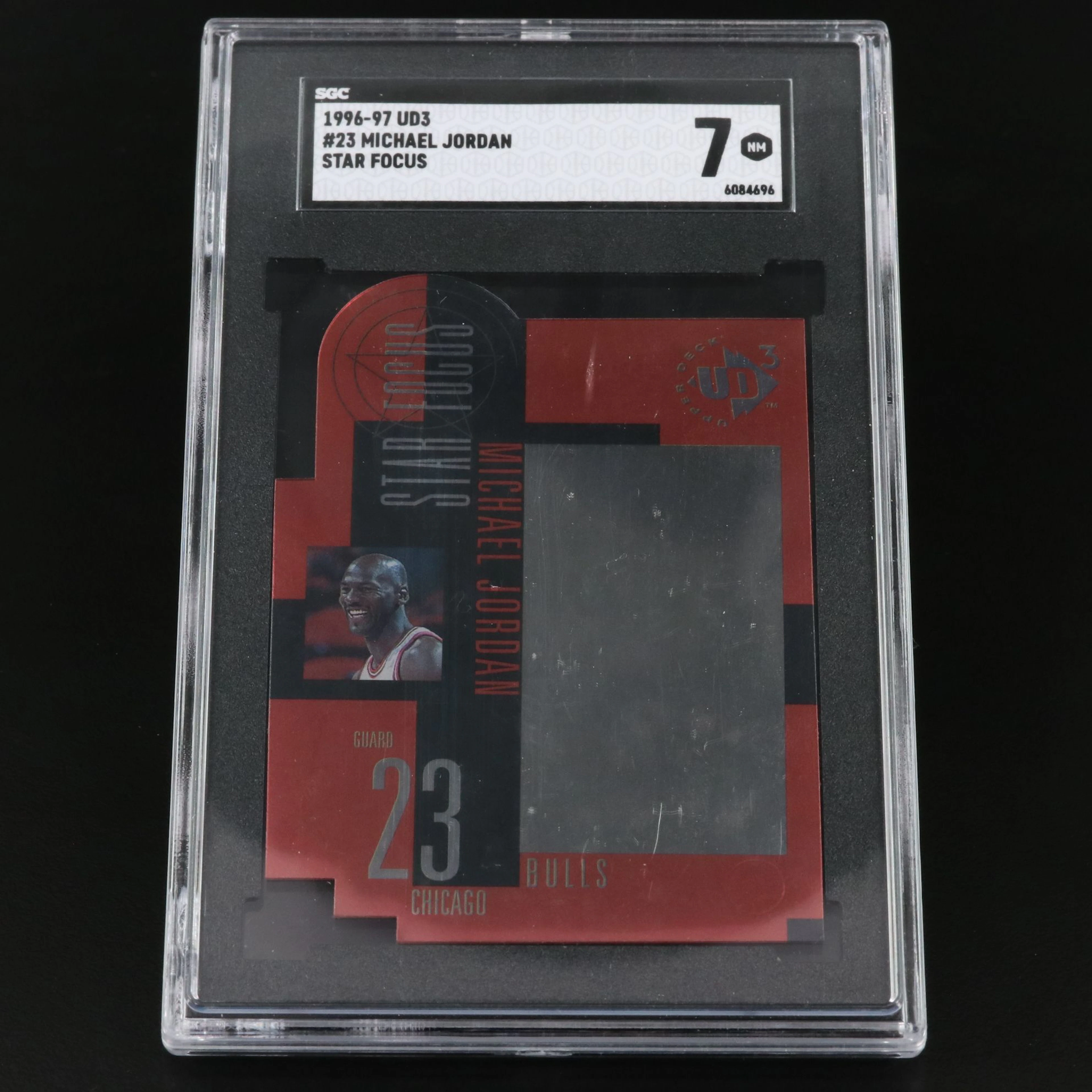 1996-97 UD3 Michael Jordan Star Focus Chicago Bulls Basketball Card