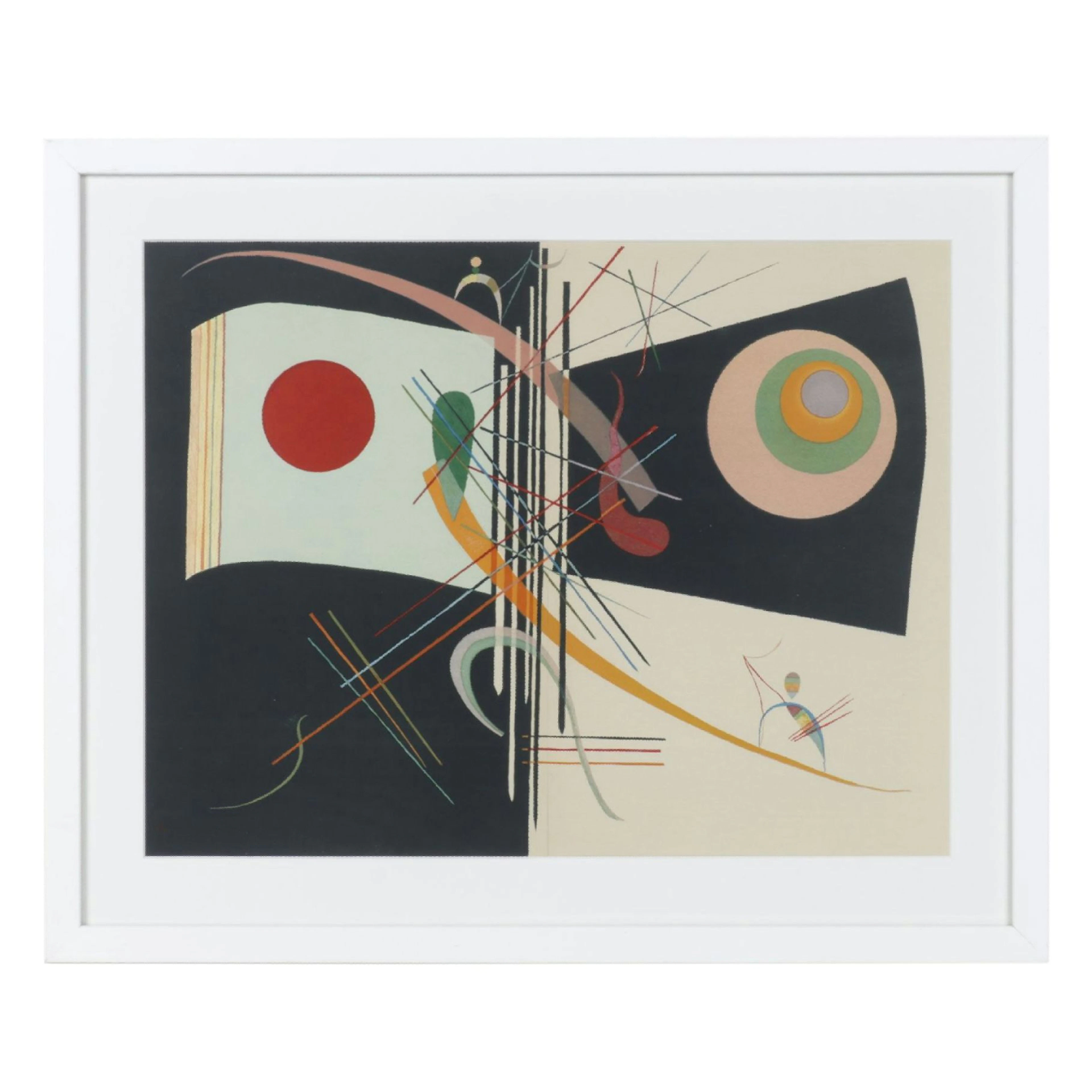 Double-Page Color Lithograph After Wassily Kandinsky for "Derrière le Miroir"