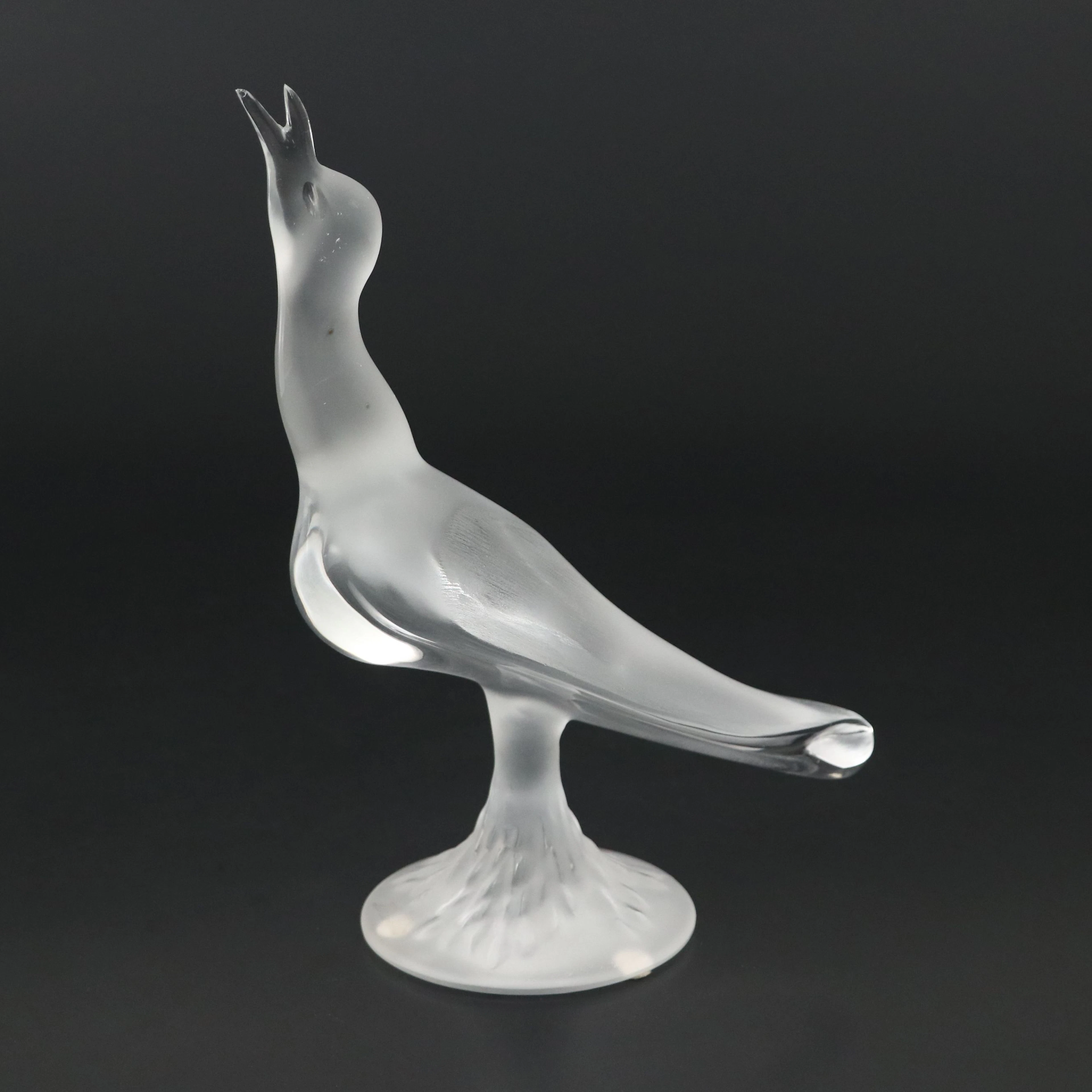 Lalique "Daphnis" Frosted Crystal Seagull