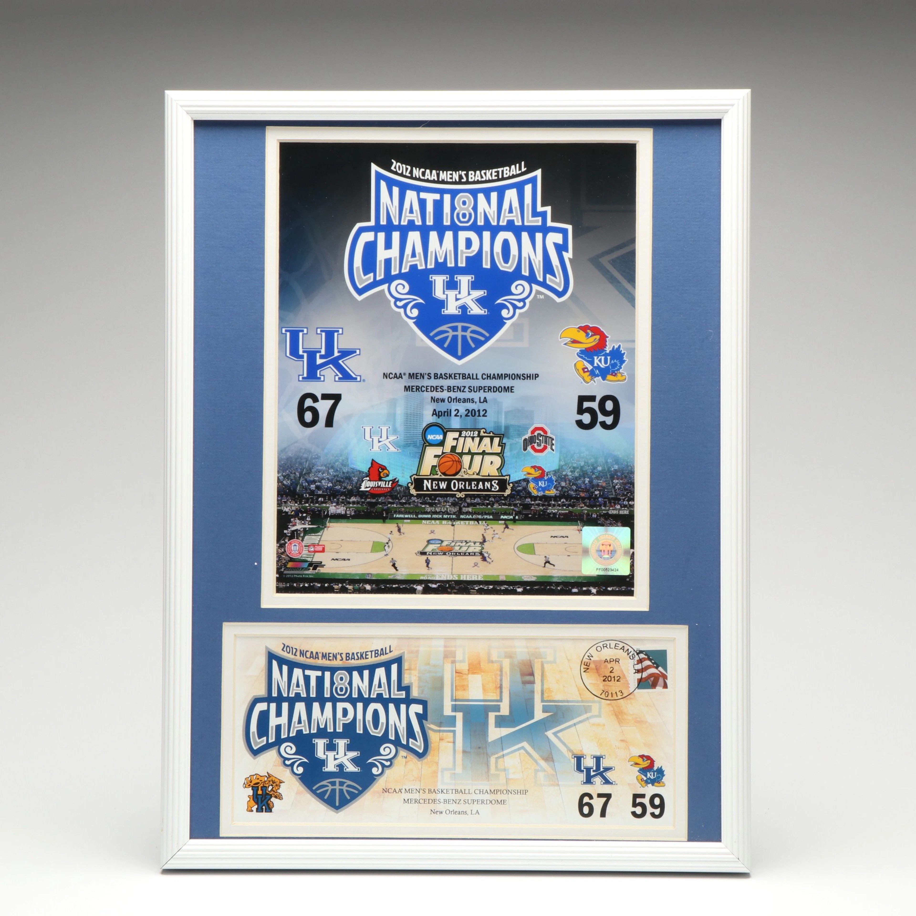 Kentucky Wildcats 2012 NCAA Basketball National Championship Memorabilia