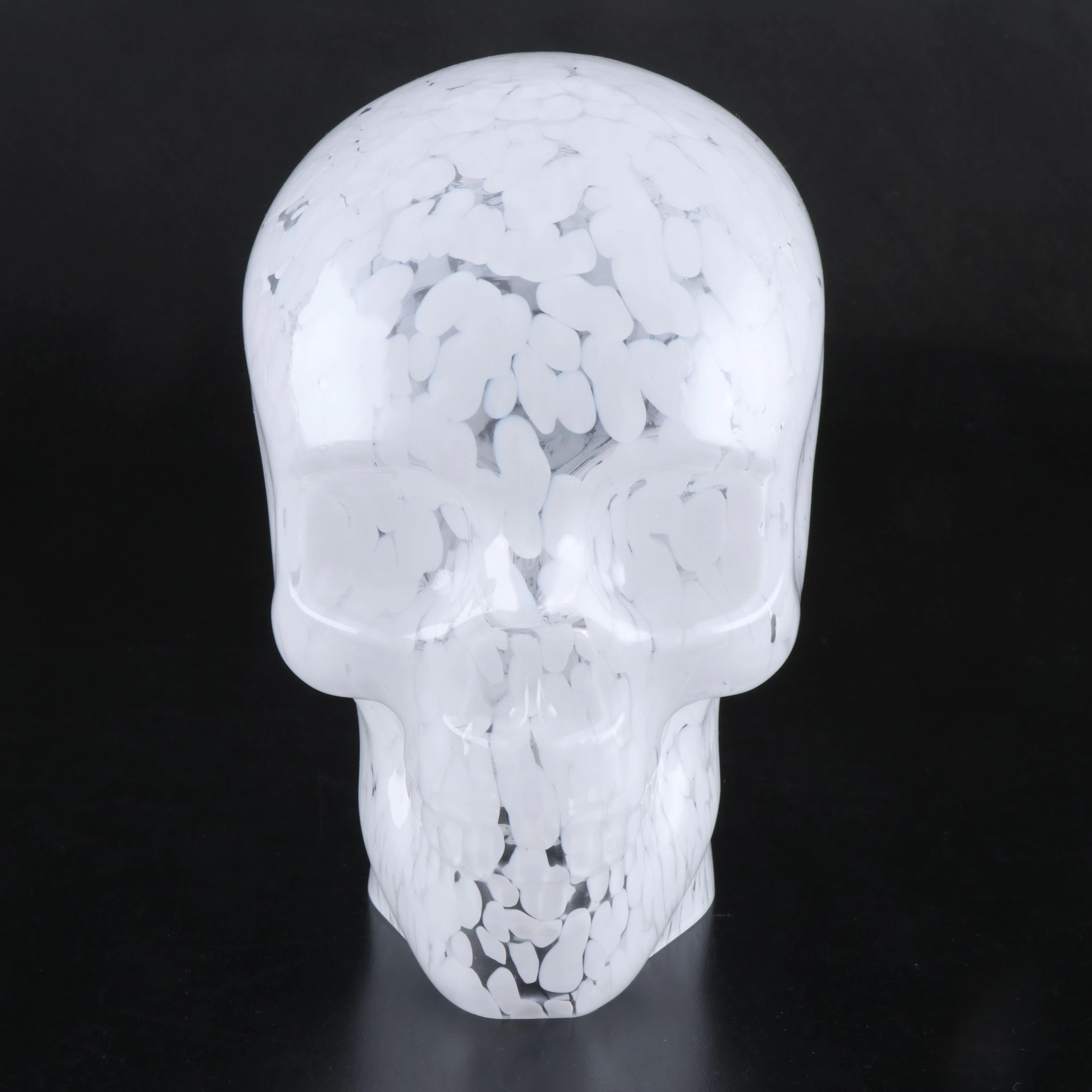 Decorative Art Glass Skull