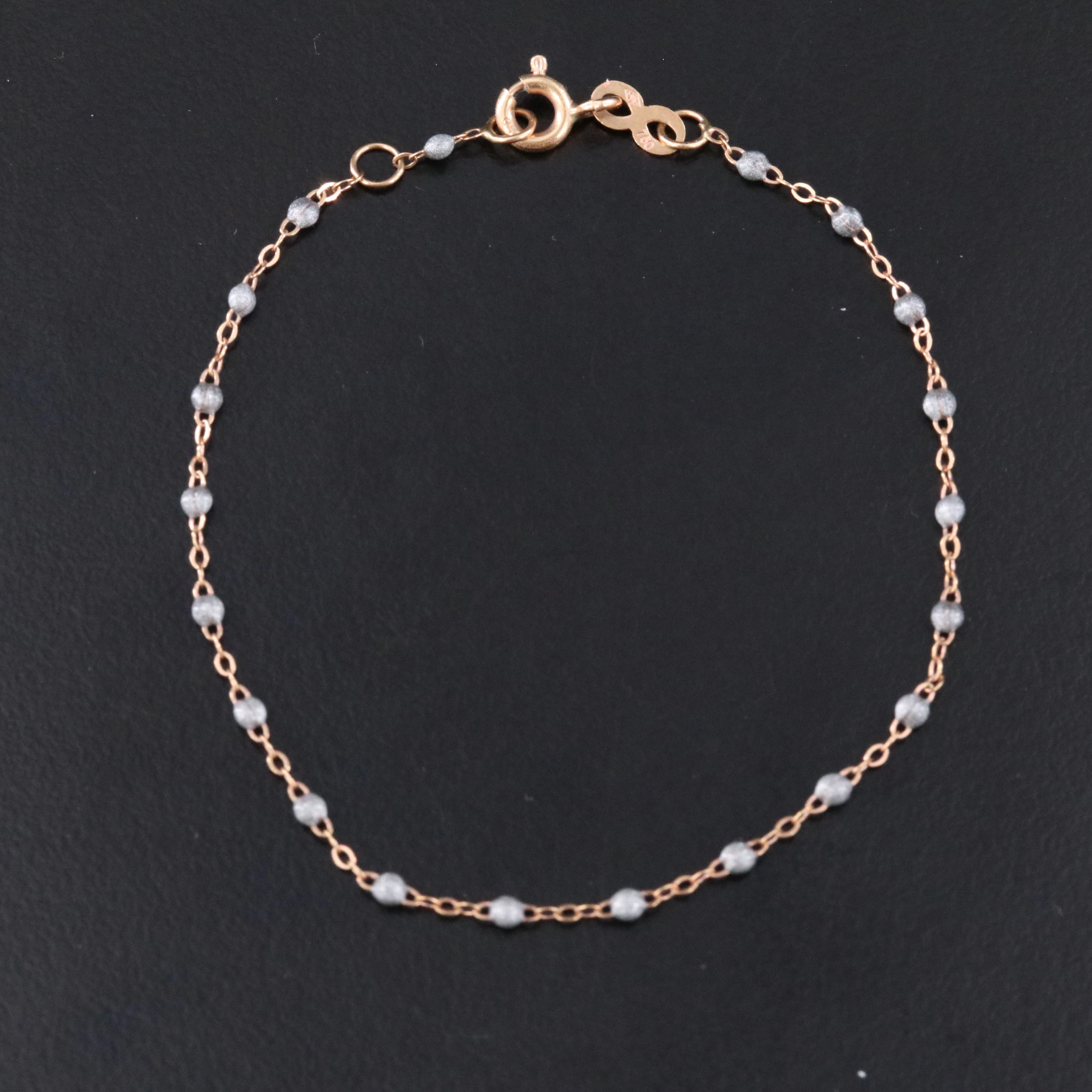 Gigi Clozeau Classic 18K Enamel Station Bracelet