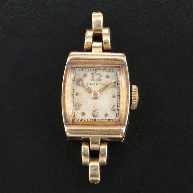 1946 Hamilton 14K Stem Wind Watch