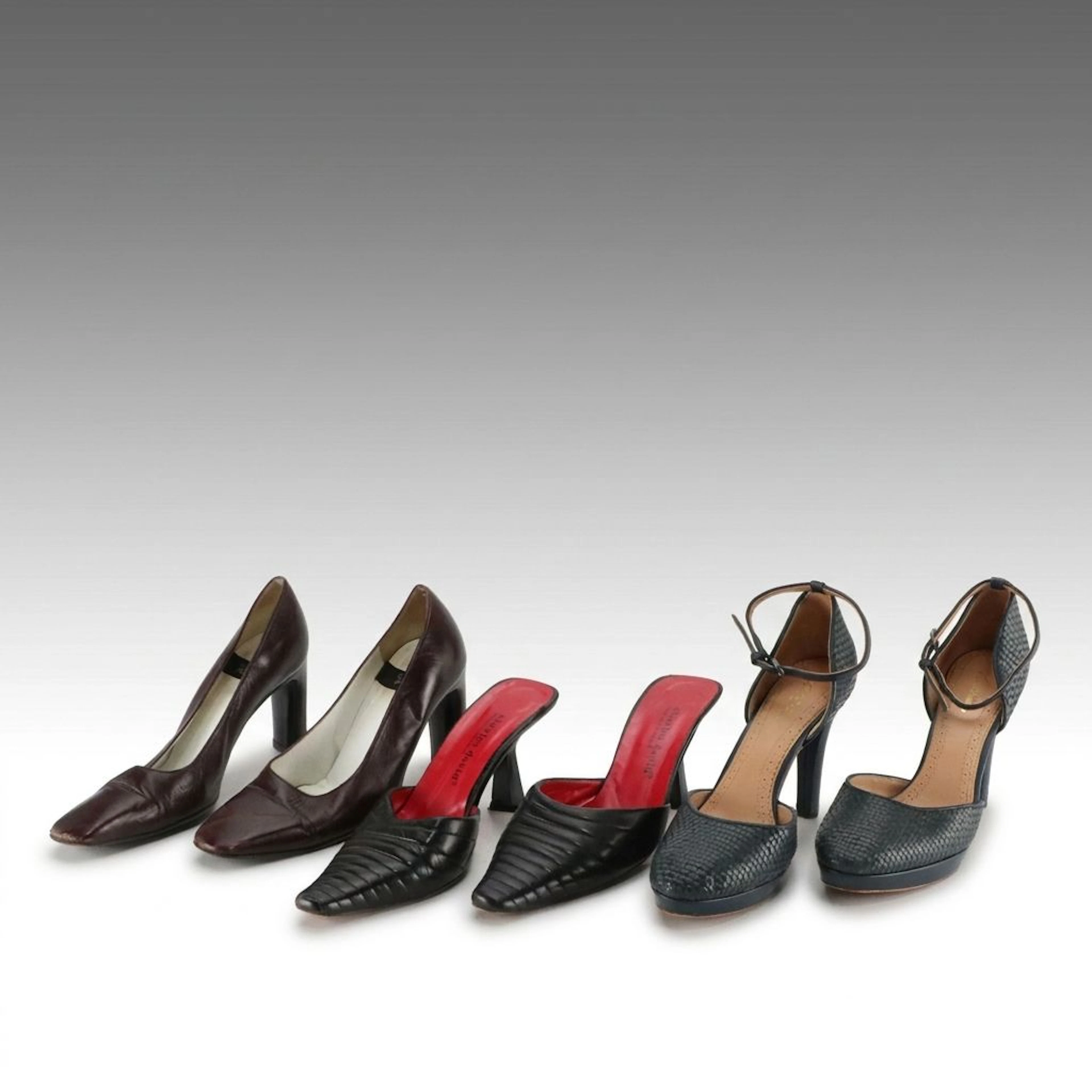 Charles David, Charles Jourdan, and Brooks Brothers Pumps, Mules, and Heels