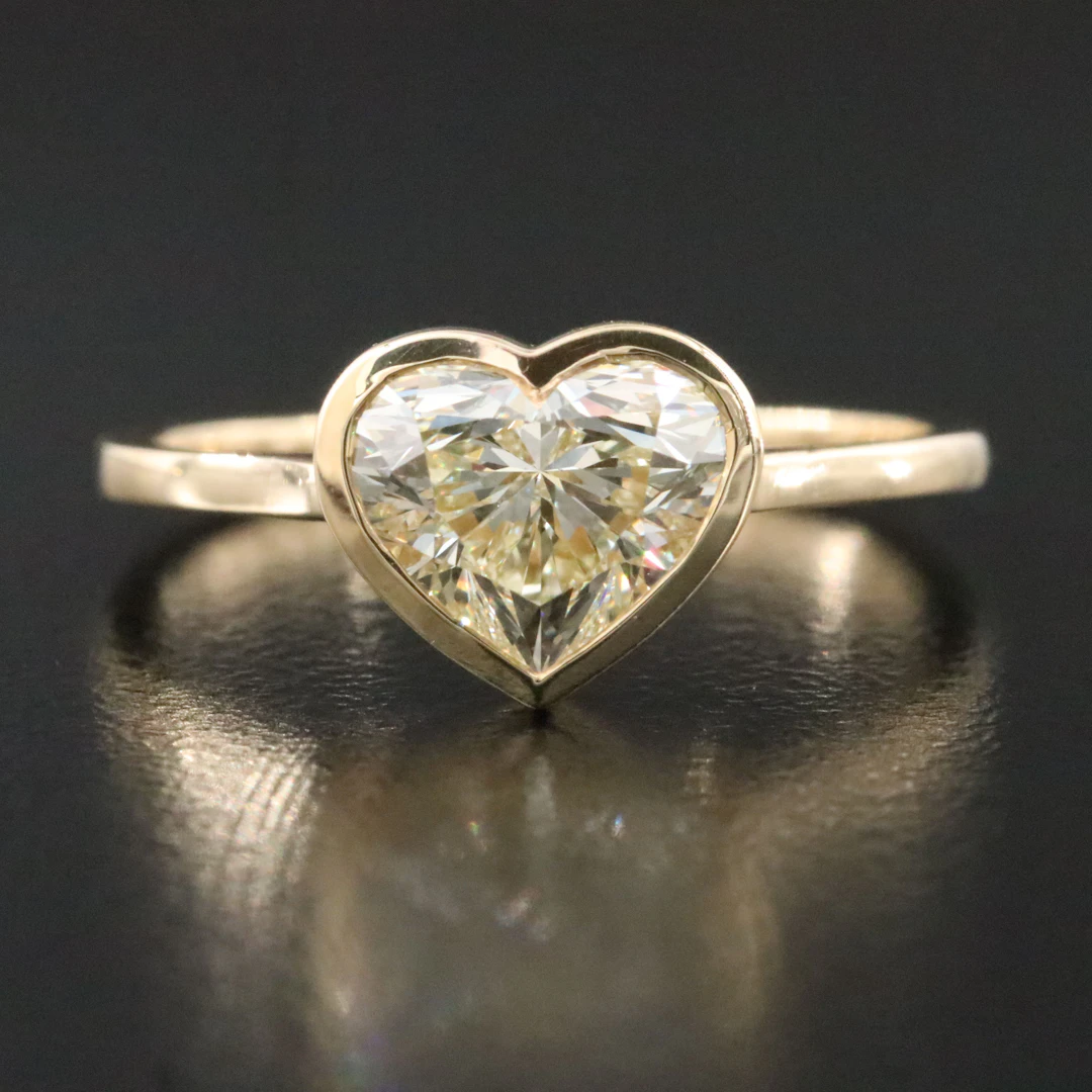 14K 1.51 CT Diamond Solitaire Ring