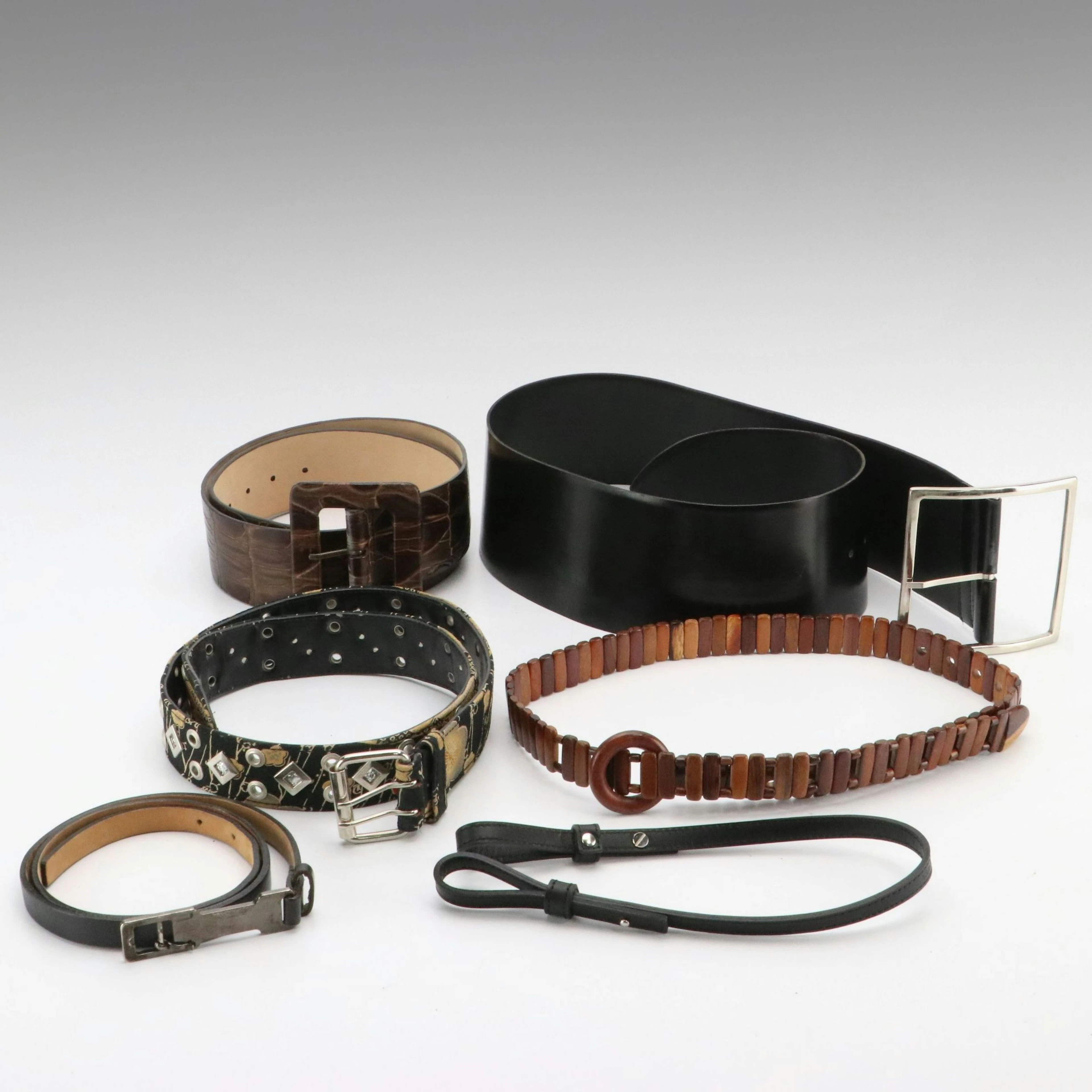 WCM for Neiman Marcus Leather Belts, Other Wooden and Embellished Belts