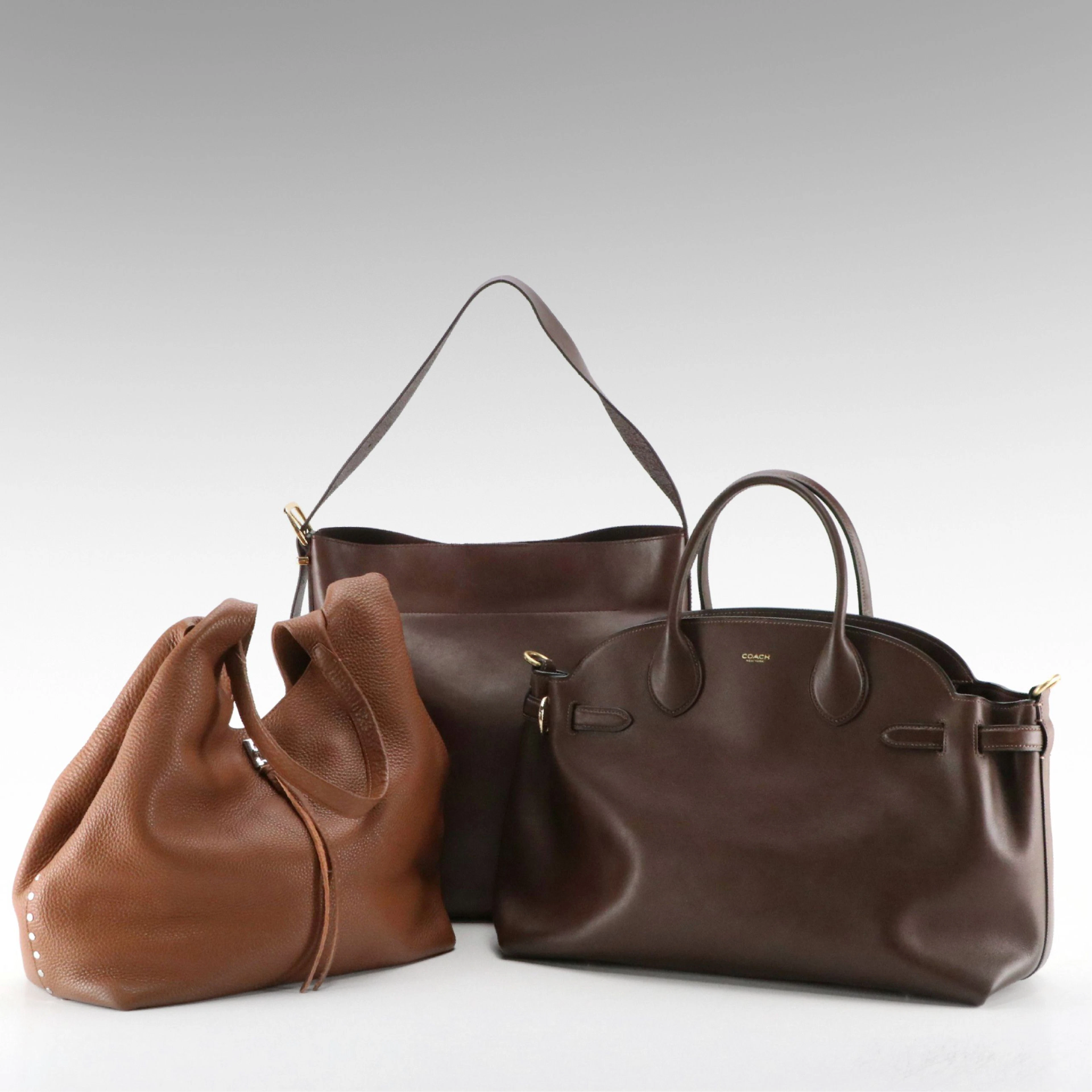 Coach Soft Empire 40 Carryall Bag, Rebecca Minkoff and Madewell Hobo Tote Bags
