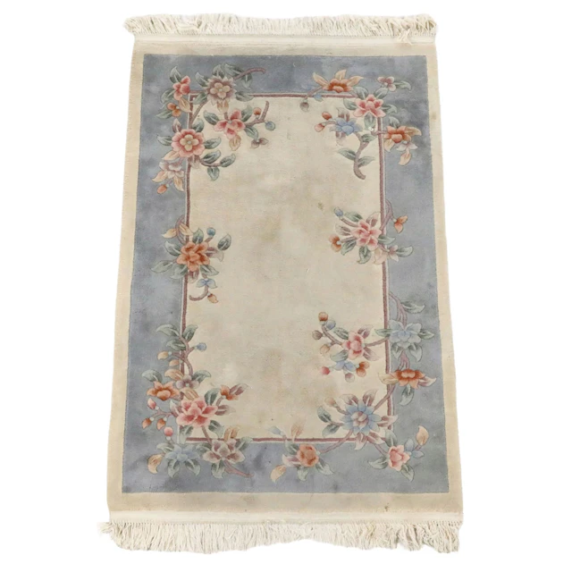 3'7 x 6'3 Hand-Knotted Chinese Peking Area Rug