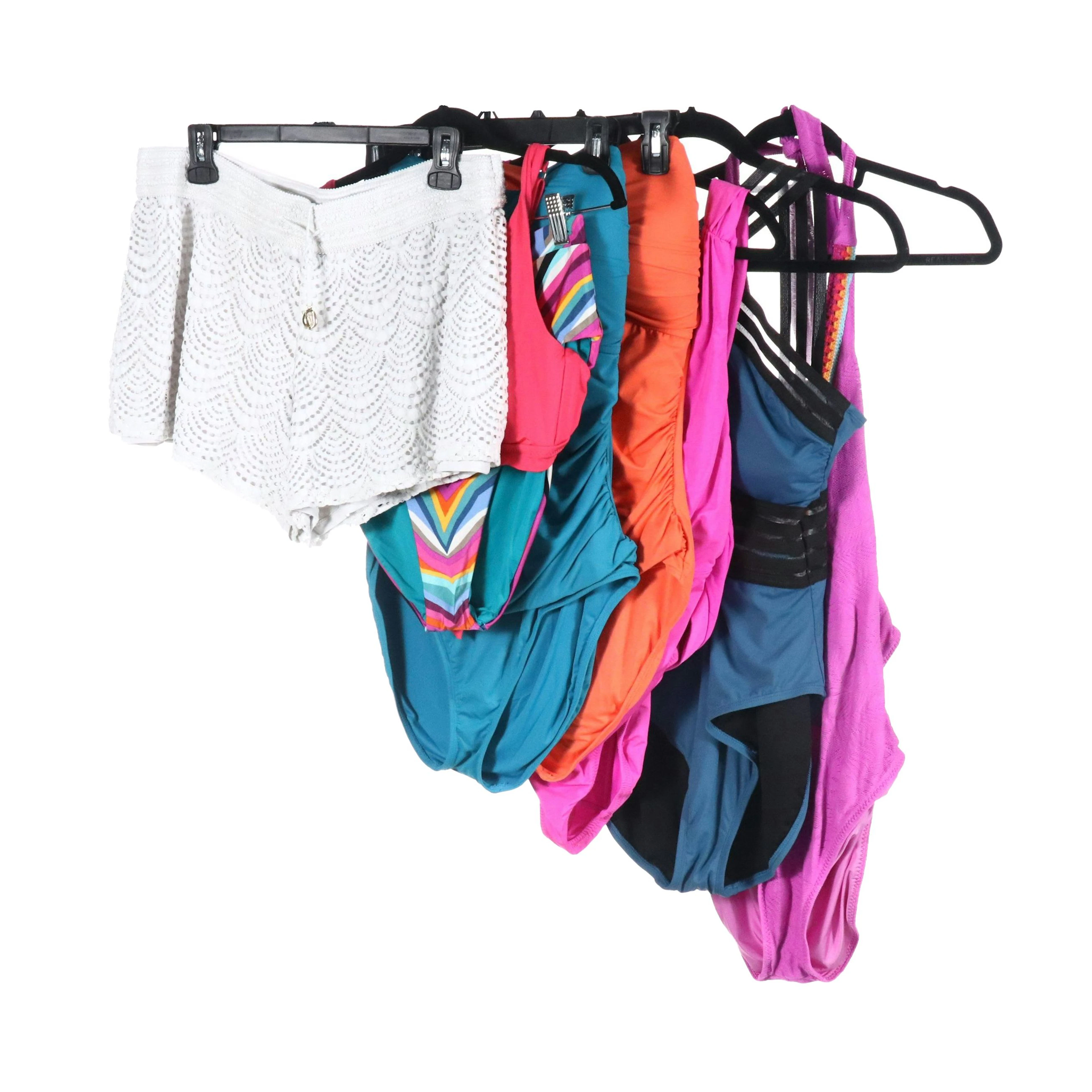 Trina Turk, Anne Cole, and More Swimsuits with Lilly Pulitzer Lacey Swim Shorts