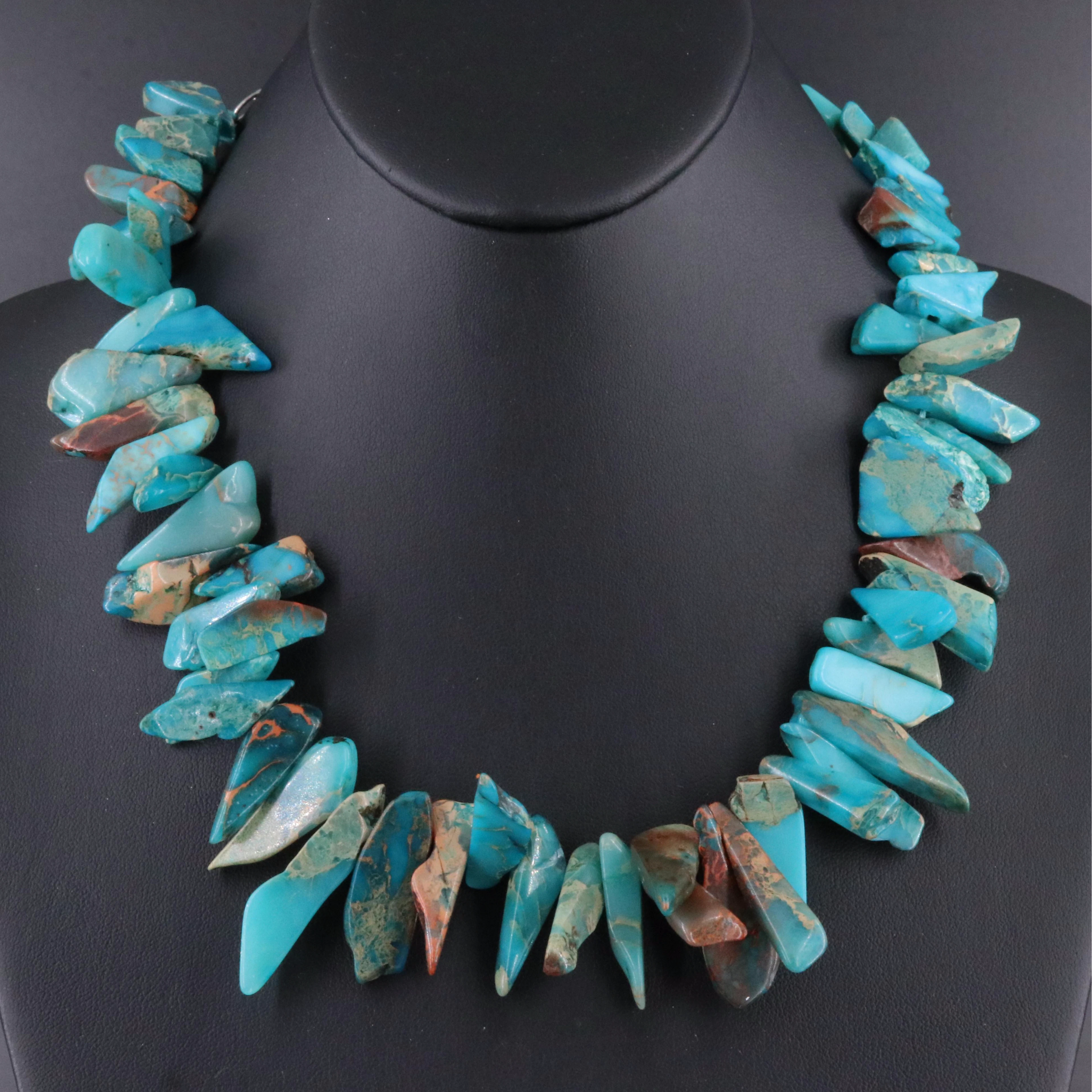 Sterling Chrysocolla Necklace