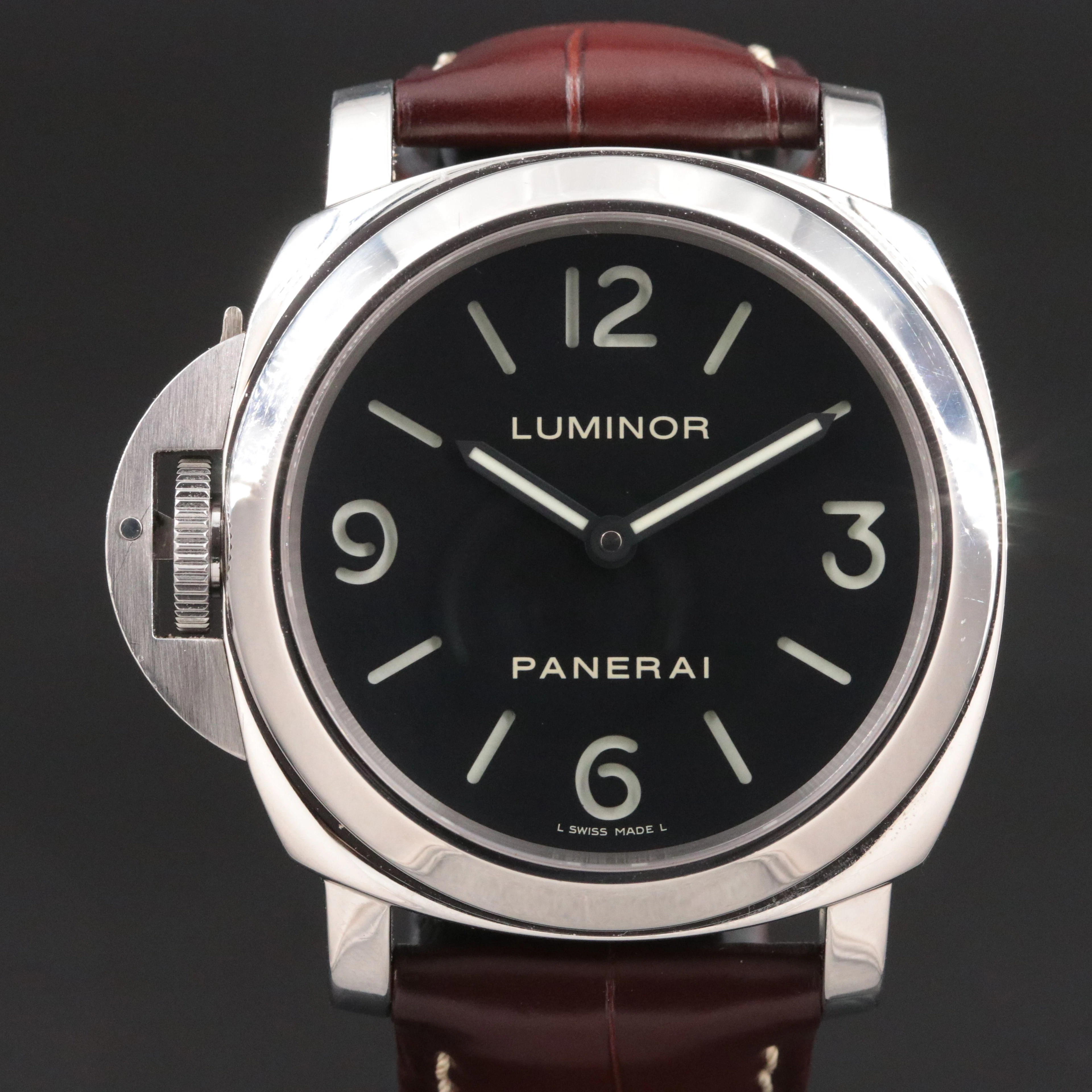Panerai Luminor Base Destro 44 Steel Watch PAM00219