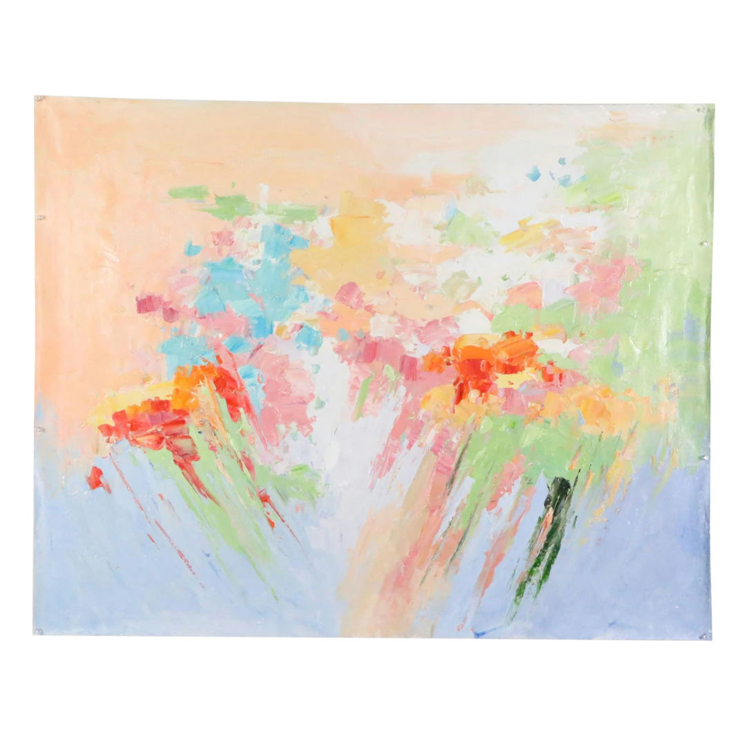 Abstract Expressionist Style Oil Painting, 21st Century