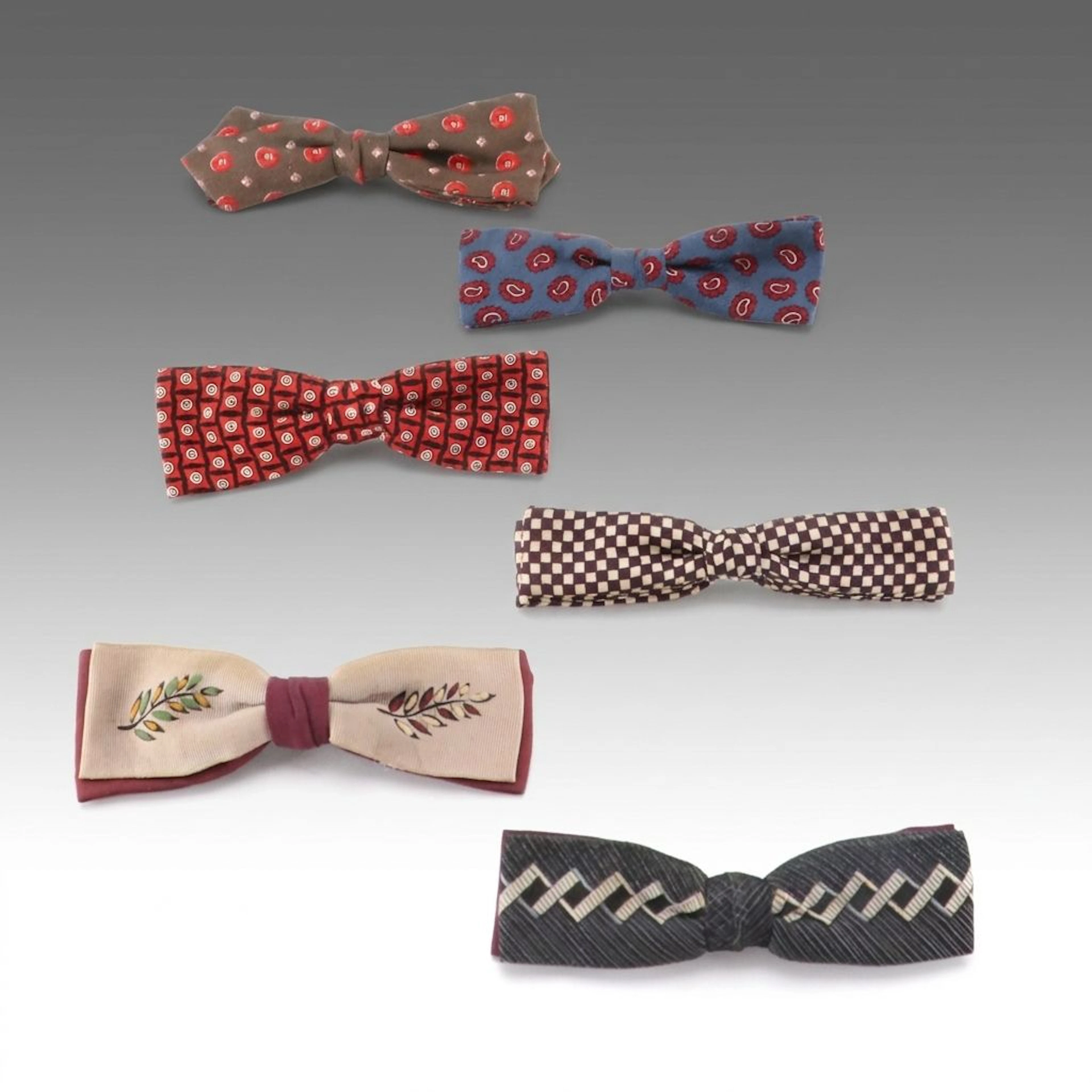 Ormond, Best Clip, and S. & H. Clip-On Bow Ties, Vintage