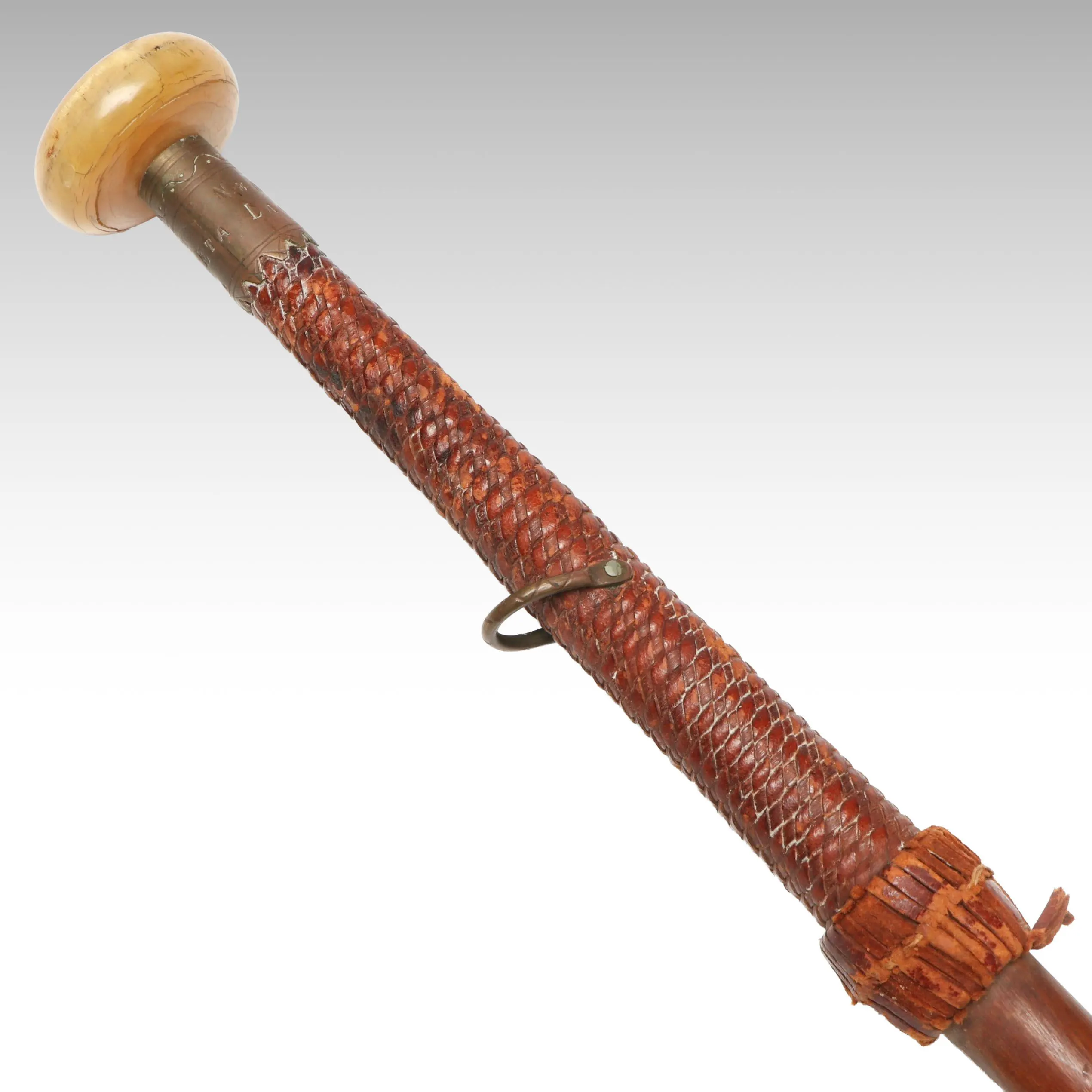 Ainciart Bergara Basque Makhila Honorific Walking Stick with Hidden ...