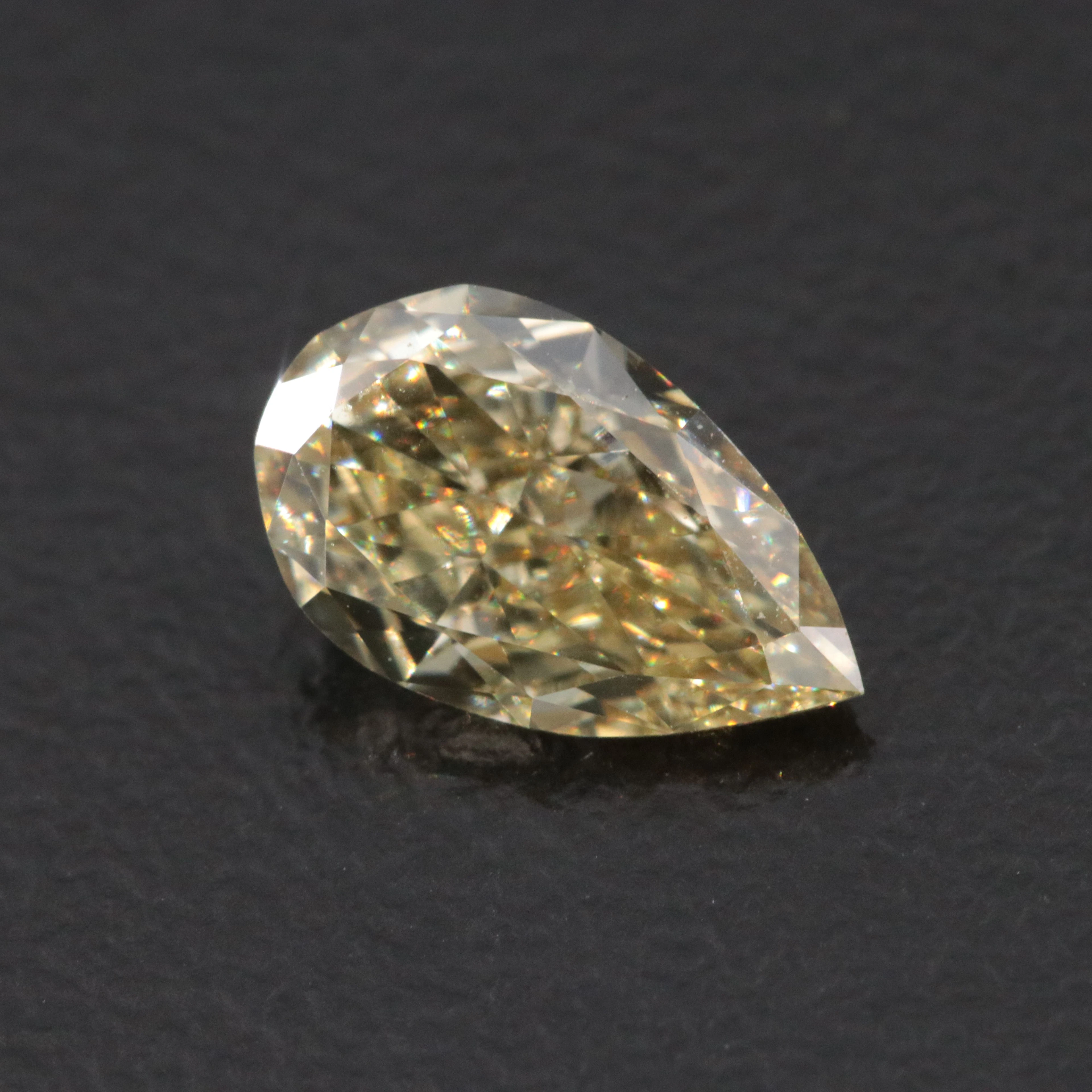 Loose 1.08 CT Fancy Yellow Lab Grown Diamond