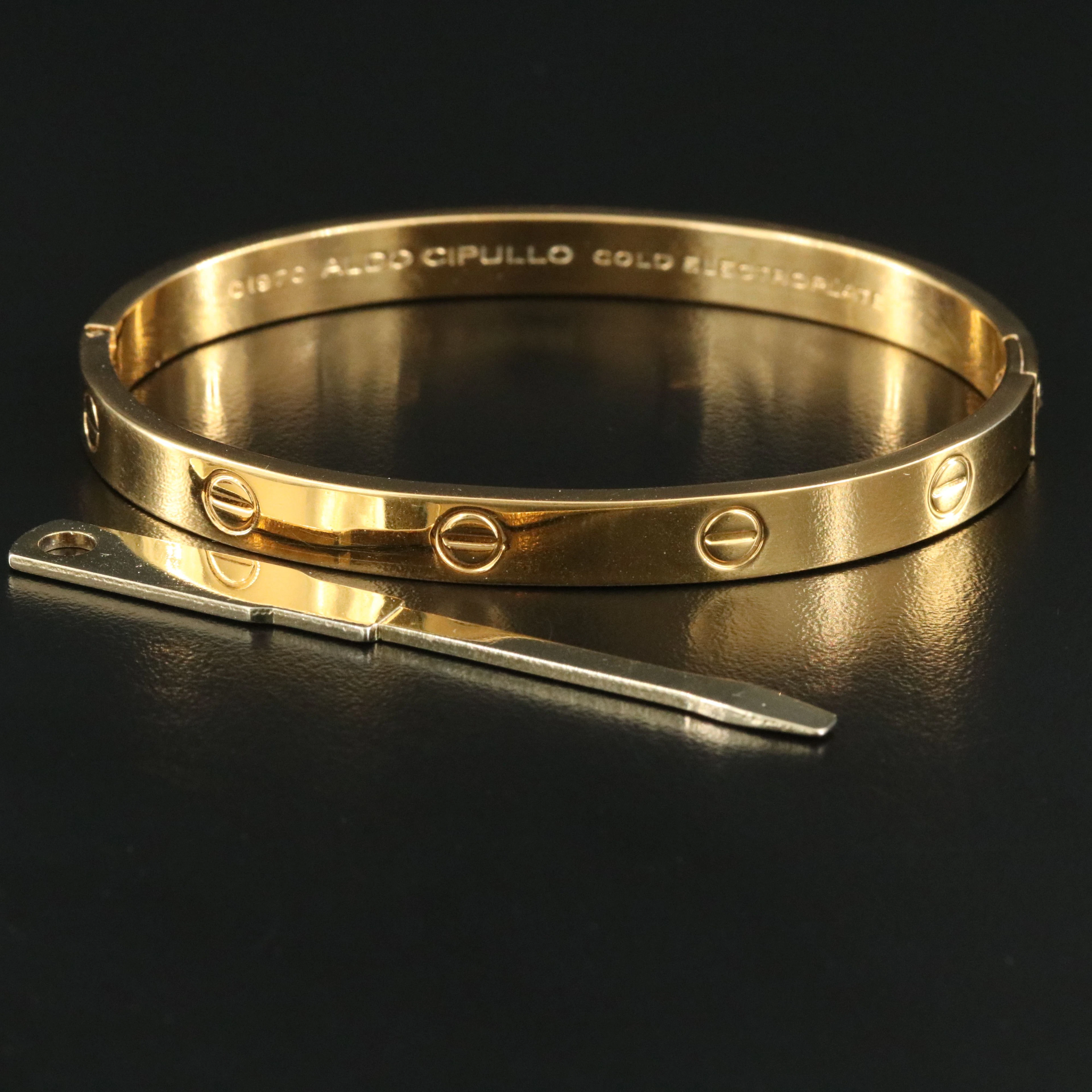 Aldo Cipullo Love Bracelet for Charles Revson
