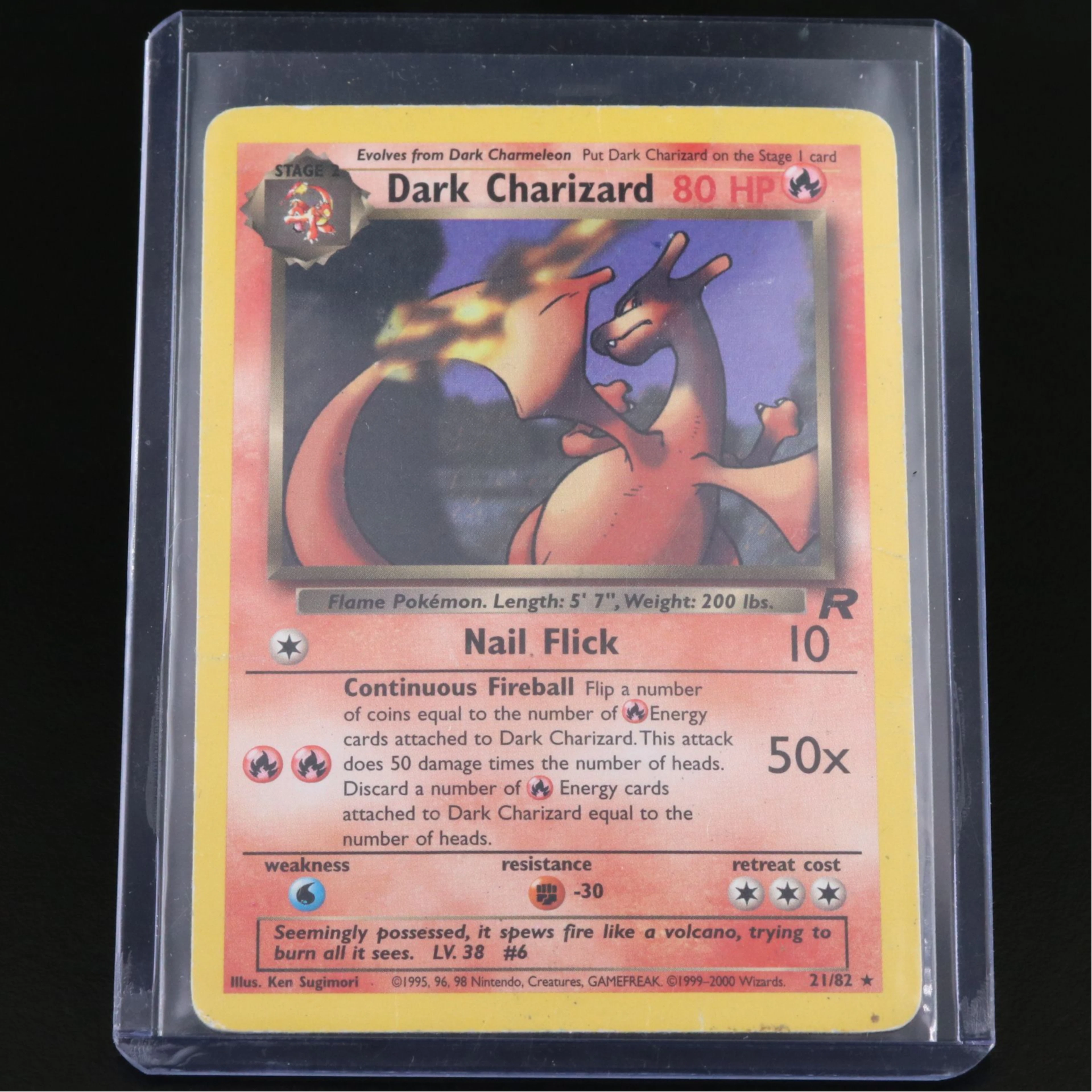 Team Rocket Dark Charizard Pokémon Card