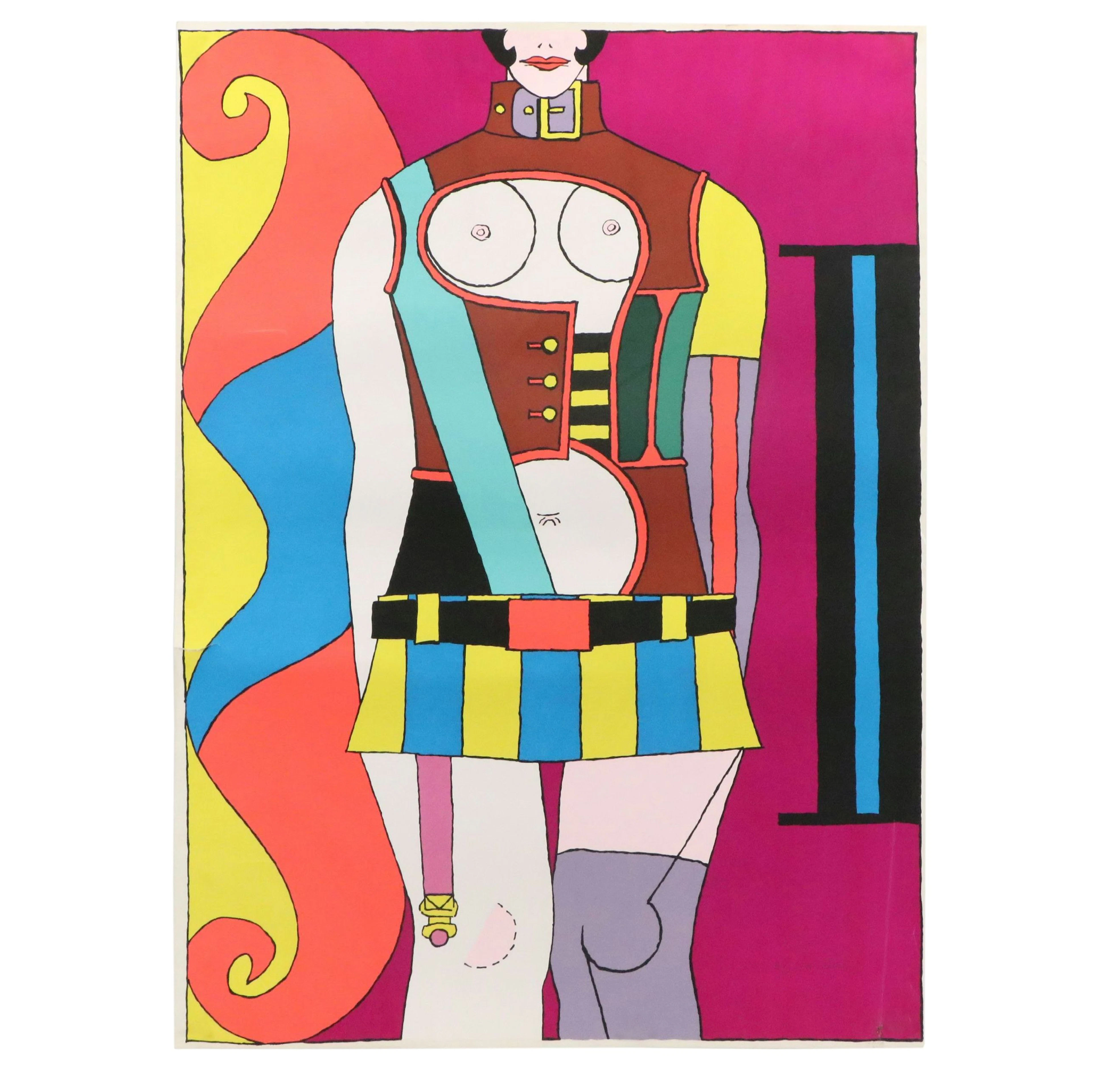 Richard Lindner Serigraph "Changing Sexuality," 1973