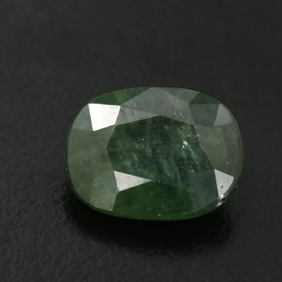 Loose 5.04 CT Green Sapphire