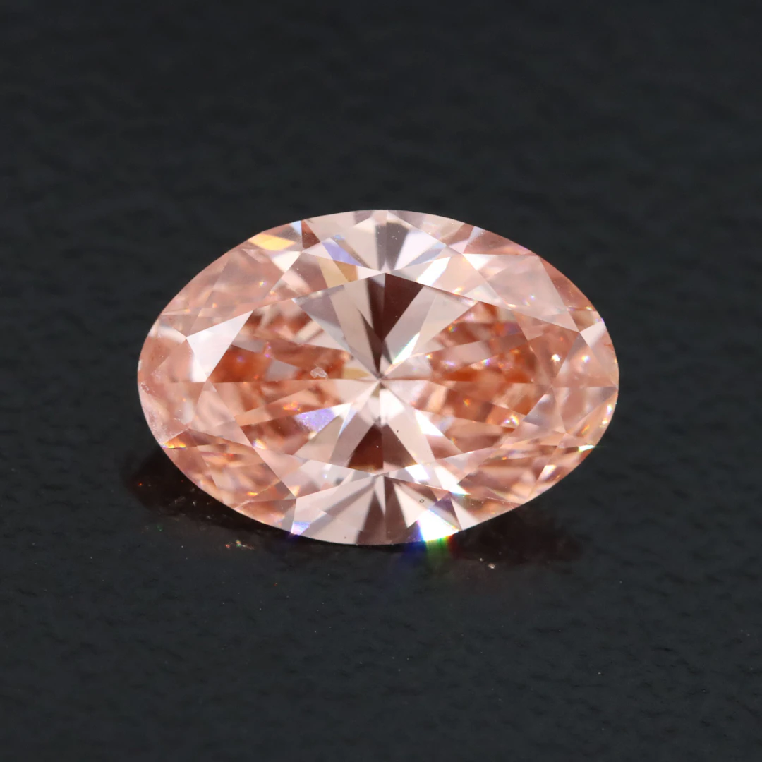 Loose 2.05 CT Fancy Vivid Pink Lab Grown Diamond with IGI Report