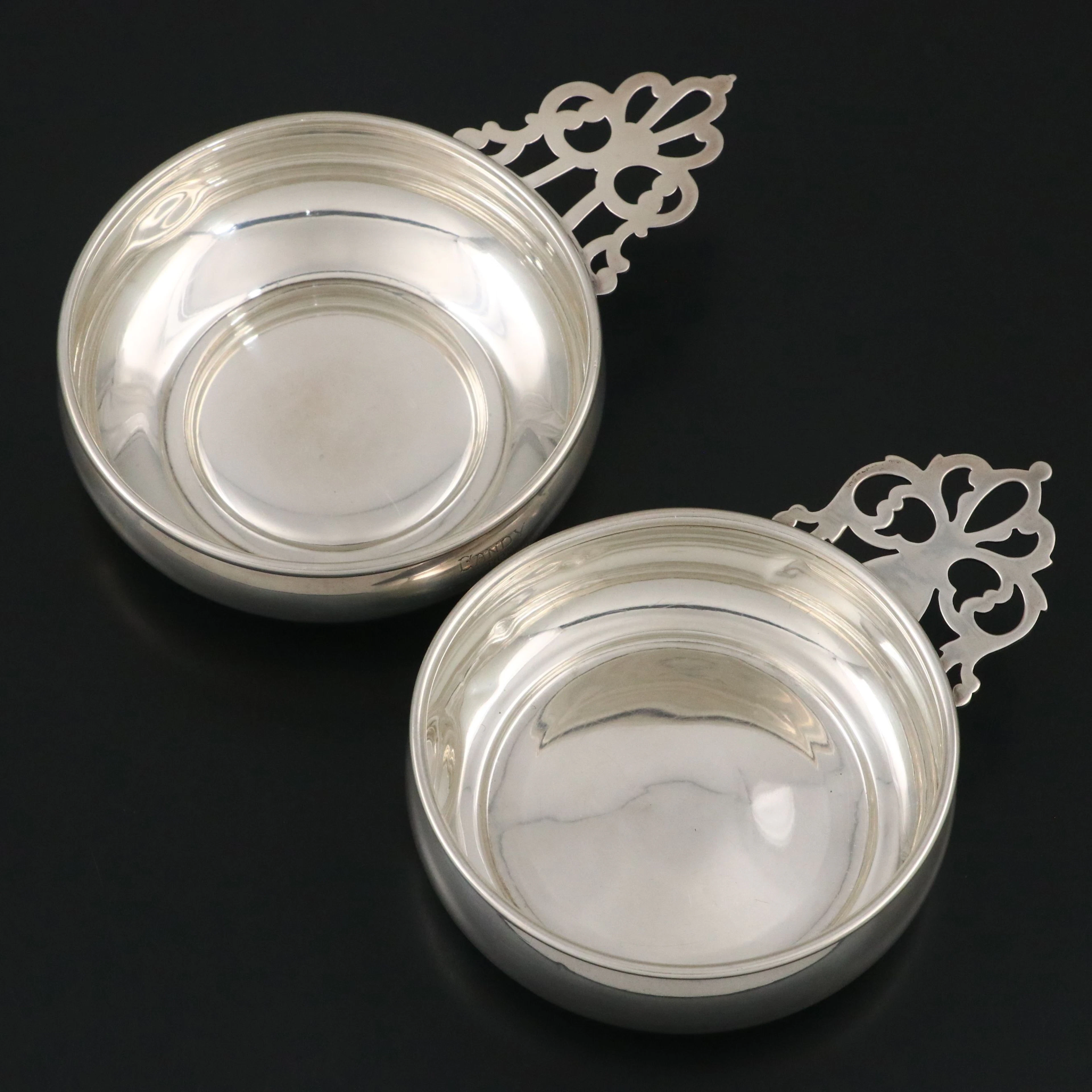 Webster and Gorham Sterling Silver Nappies, 20th Century