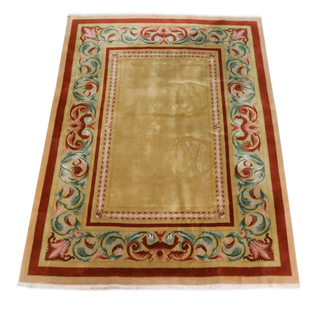 8'4 x 11'7 Hand-Knotted Chinese Area Rug