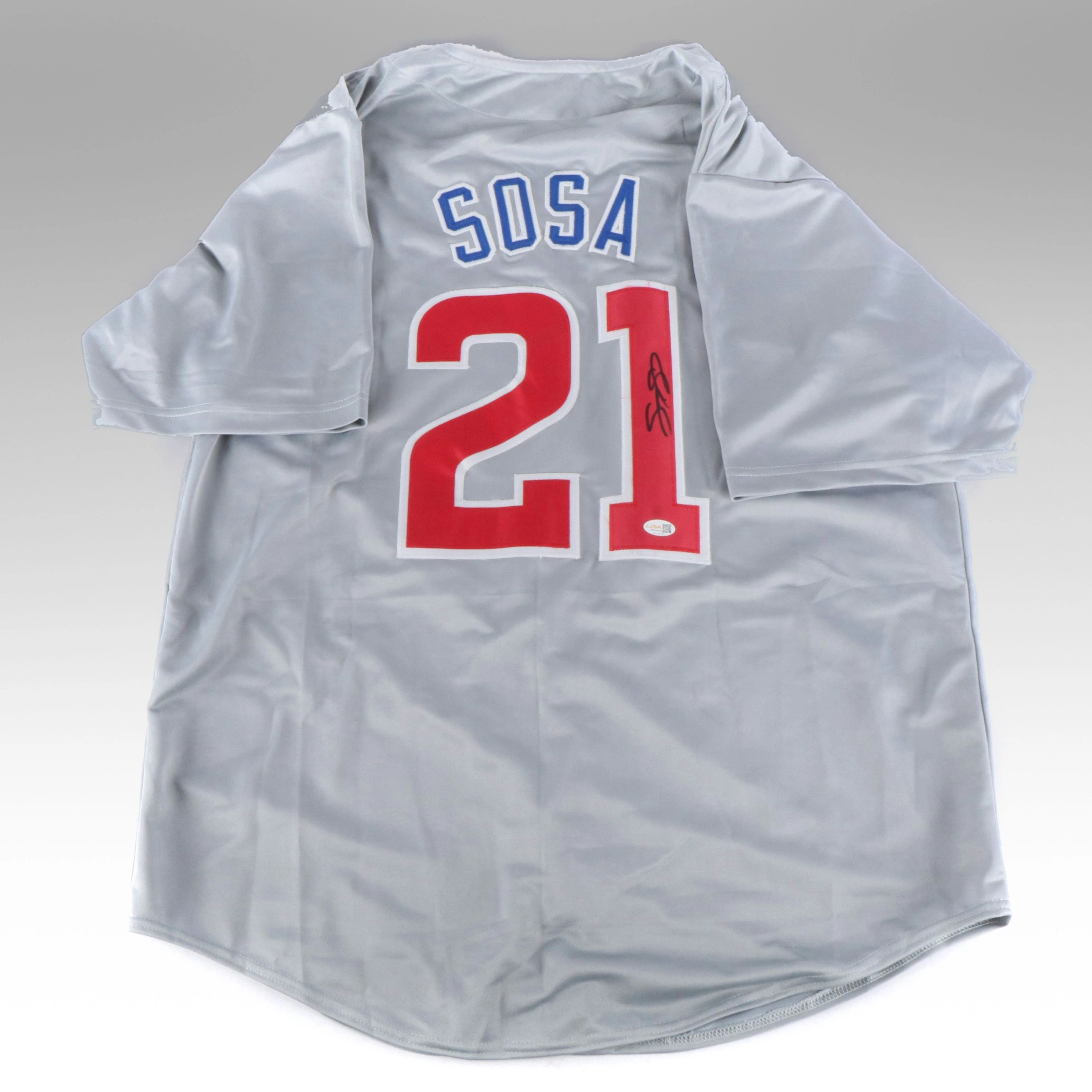 Sammy Sosa Signed Chicago Cubs Baseball Jersey, JSA