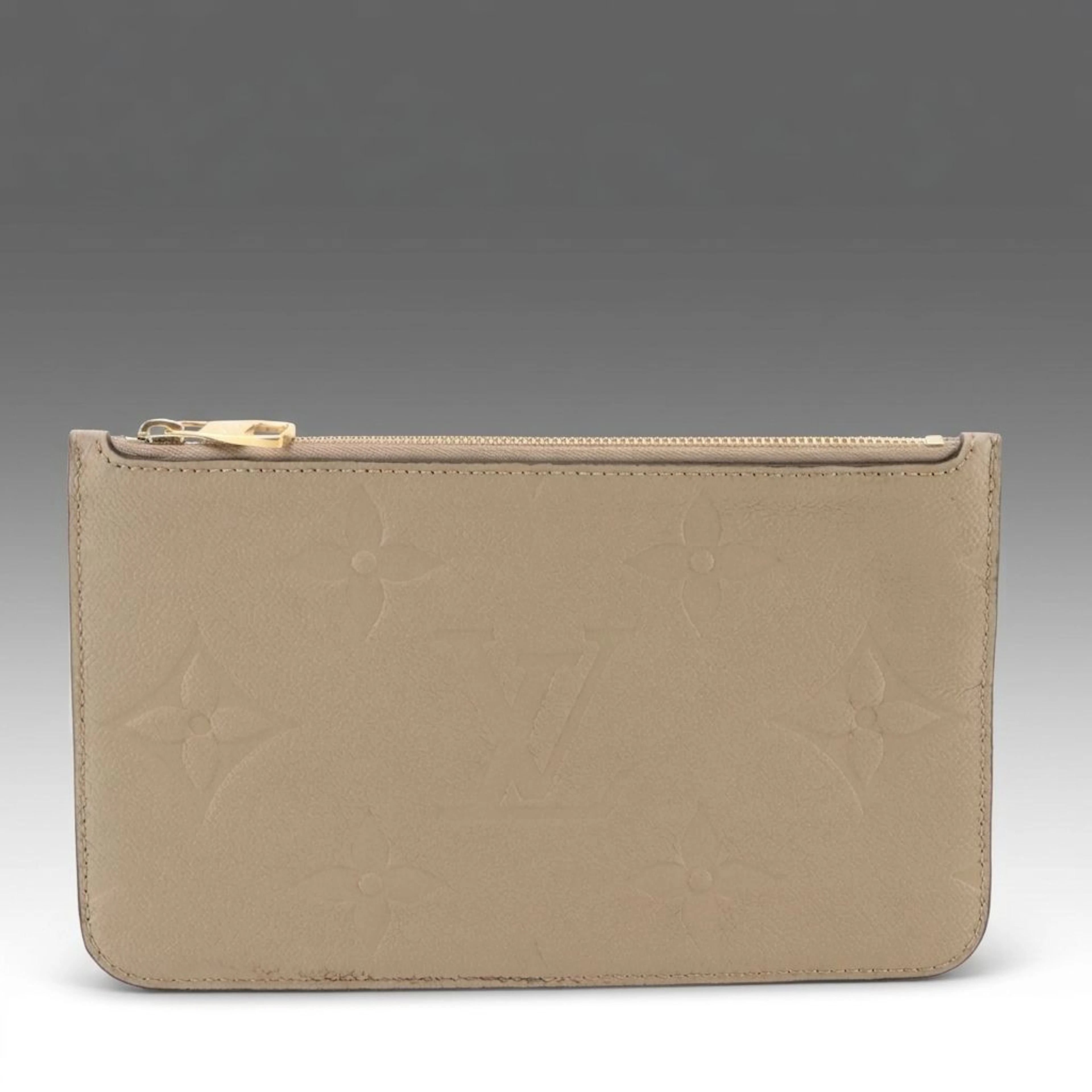 Louis Vuitton Neverfull MM Pochette in Giant Monogram Empreinte Leather