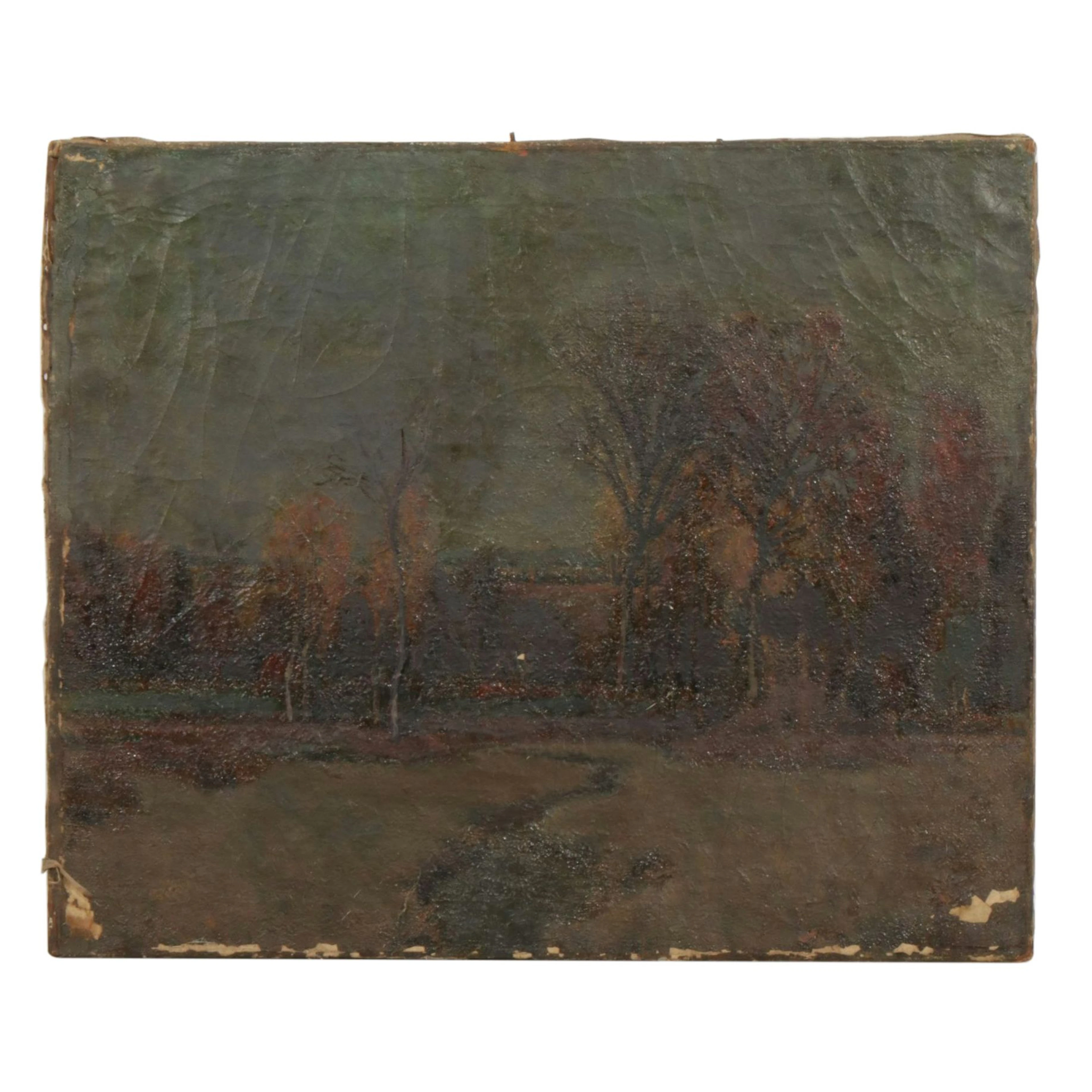 Edward Parker Hayden Landscape Oil Painting, Late 19th to Early 20th Century