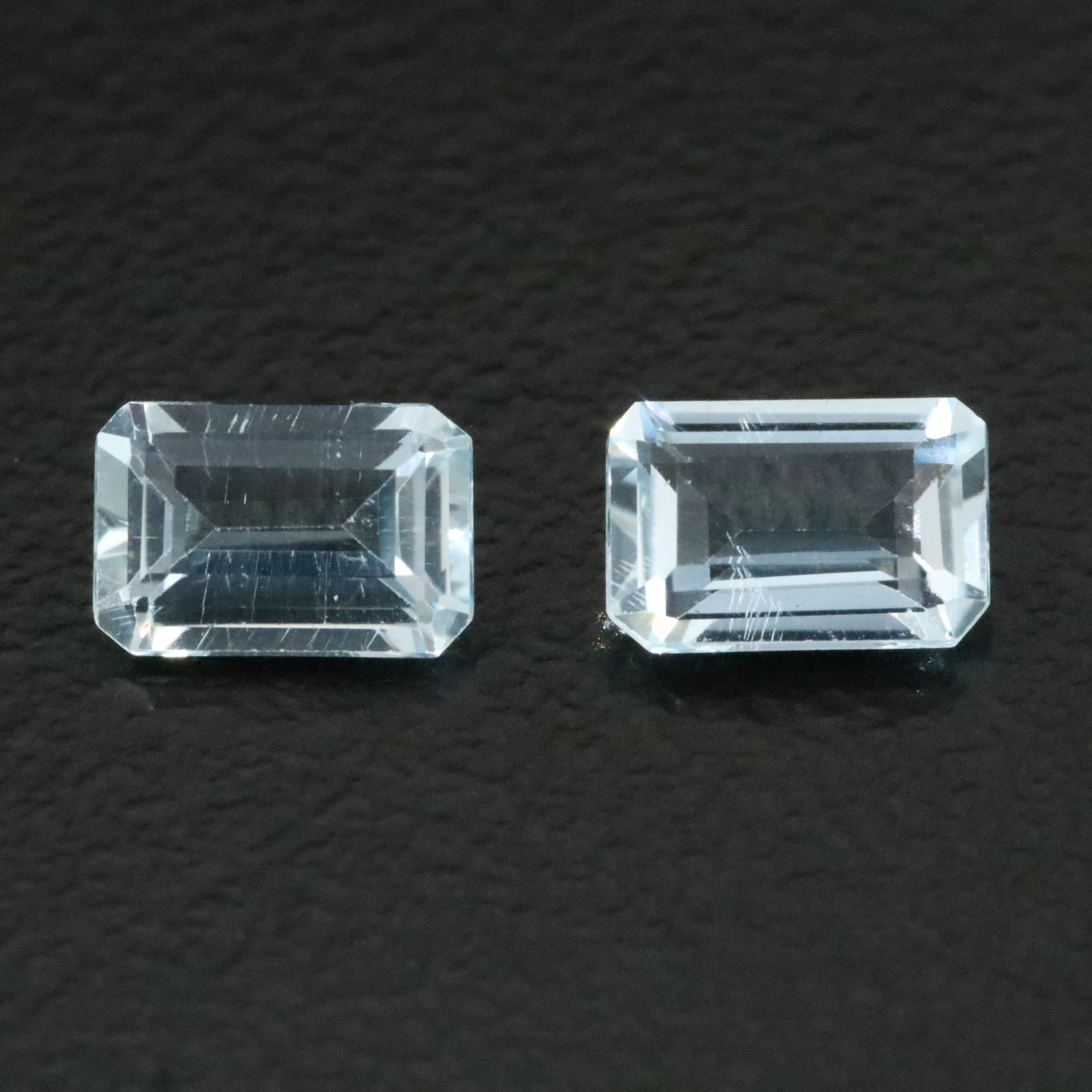 Loose 0.94 CTW Aquamarine Pair