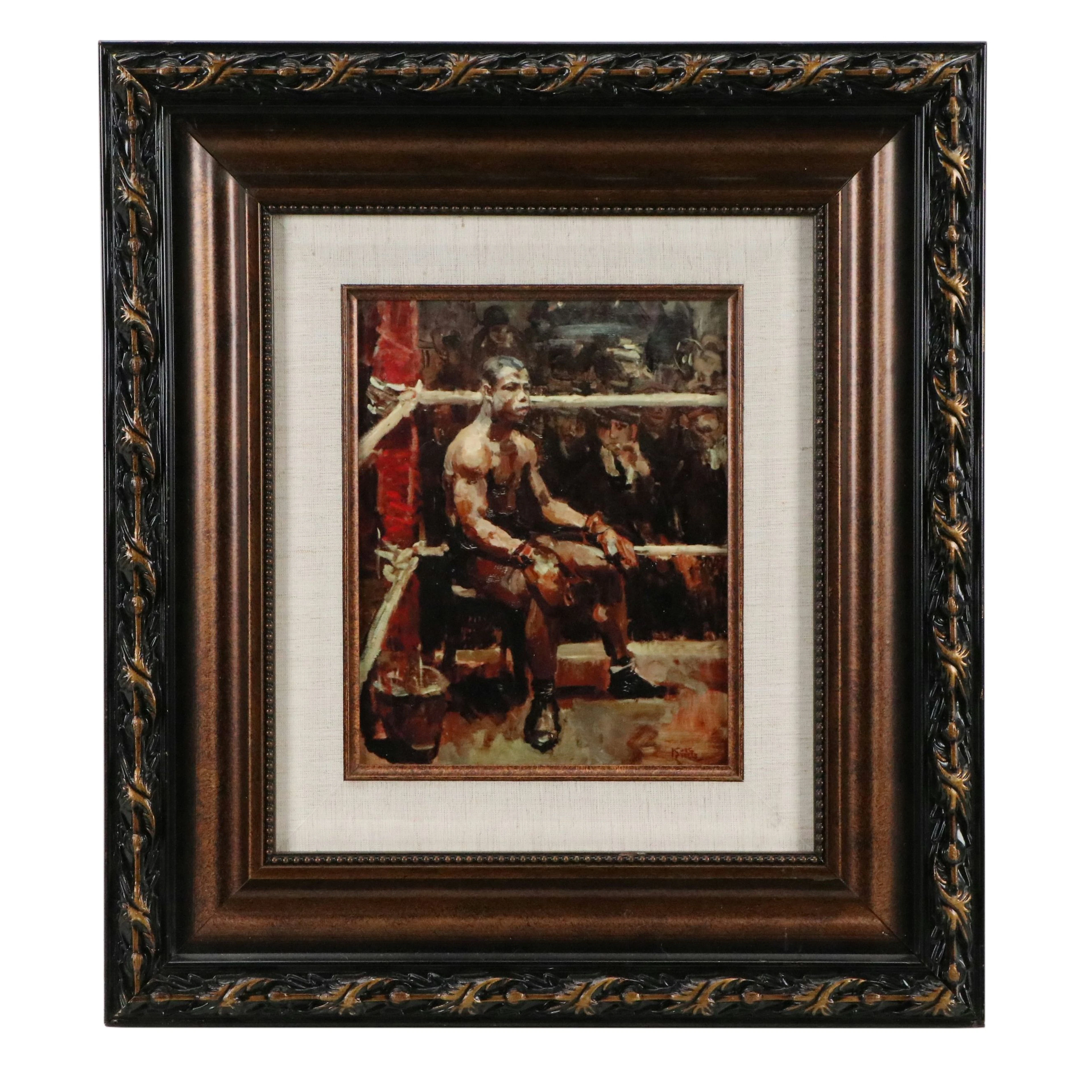 After Isaac Israëls Giclée "Boxer"