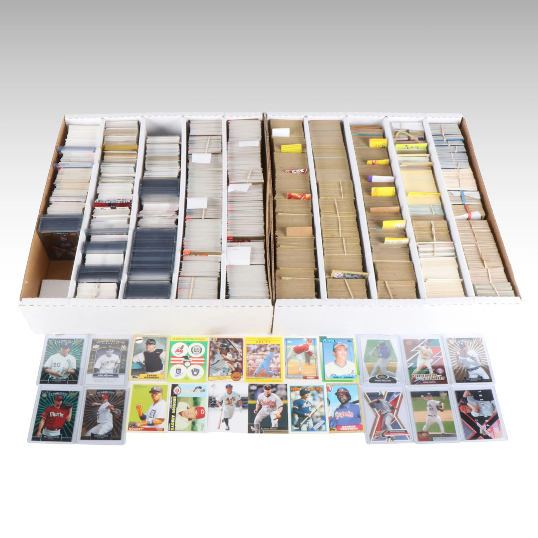 Approximately 6,600 Baseball Cards, 1986 to 2020s