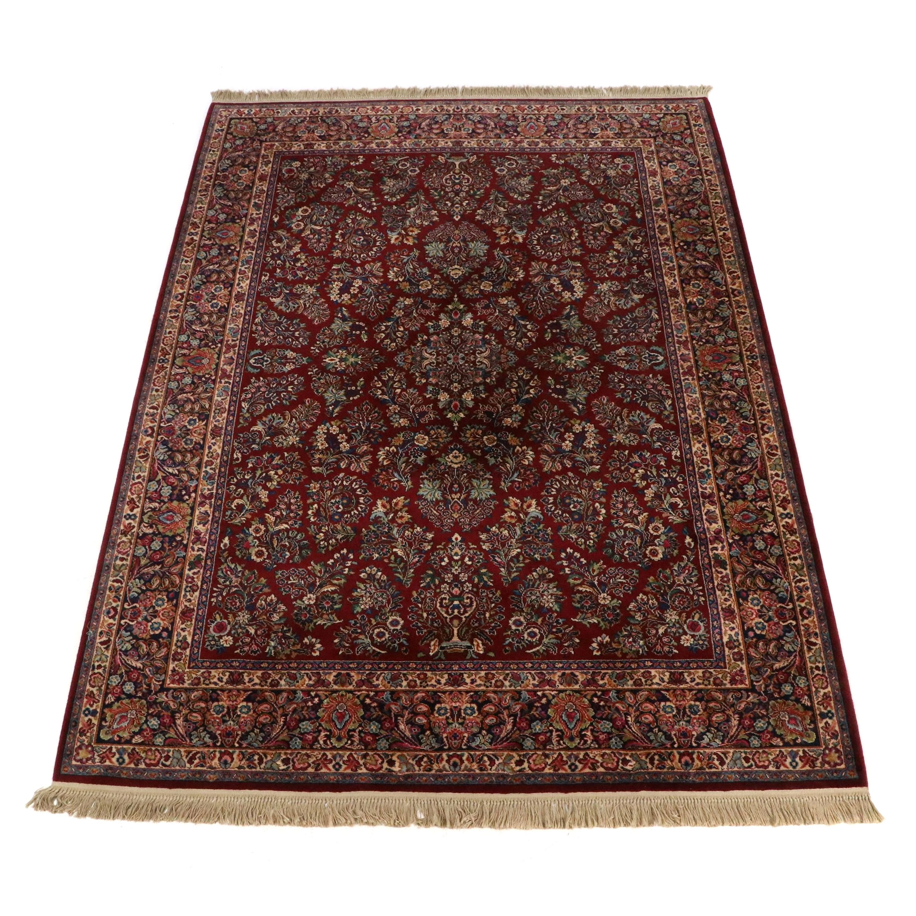 8'8 x 12'10 Machine Made Karastan "Red Sarouk" Room-Sized Rug